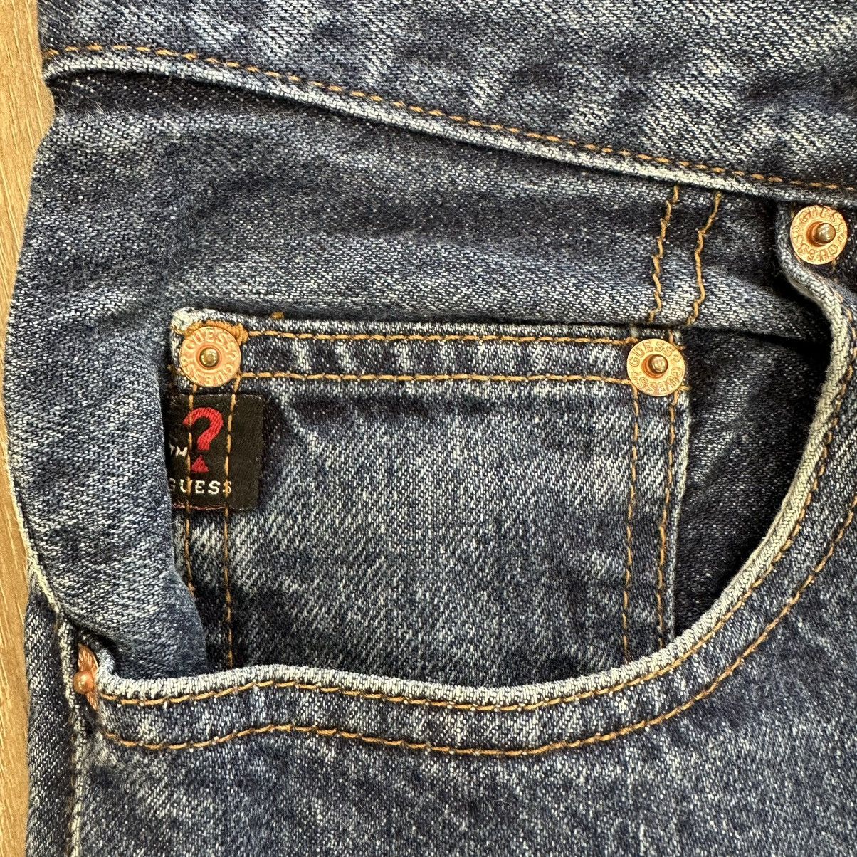 Guess Vintage 90s Guess Made in USA 100% Cotton Baggy Jeans Size US 34 / EU 50 - 4 Thumbnail