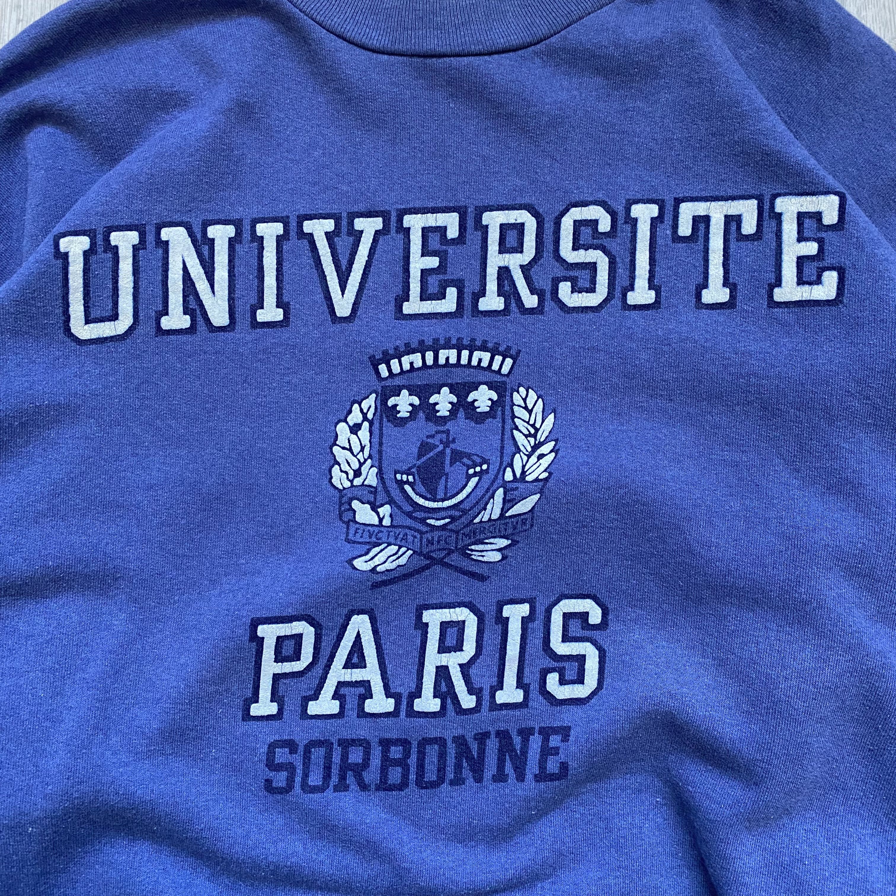 Gildan vintage 80s paris sorbonne university boxy sweatshirt france Size US M / EU 48-50 / 2 - 4 Thumbnail