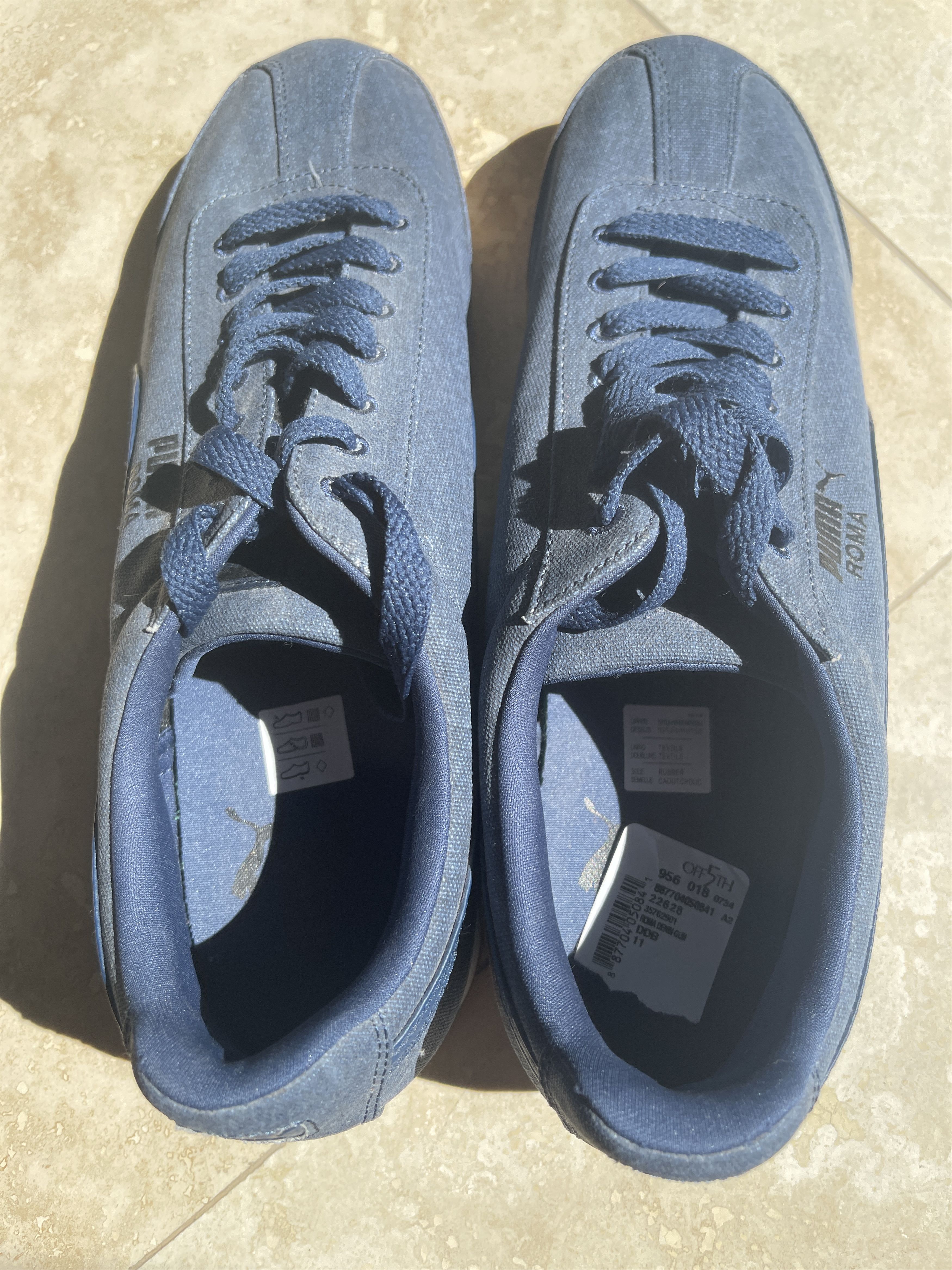 Puma Puma Roma Dark Denim Mens Sneakers - US Size 11 Size US 11 / EU 44 - 3 Thumbnail
