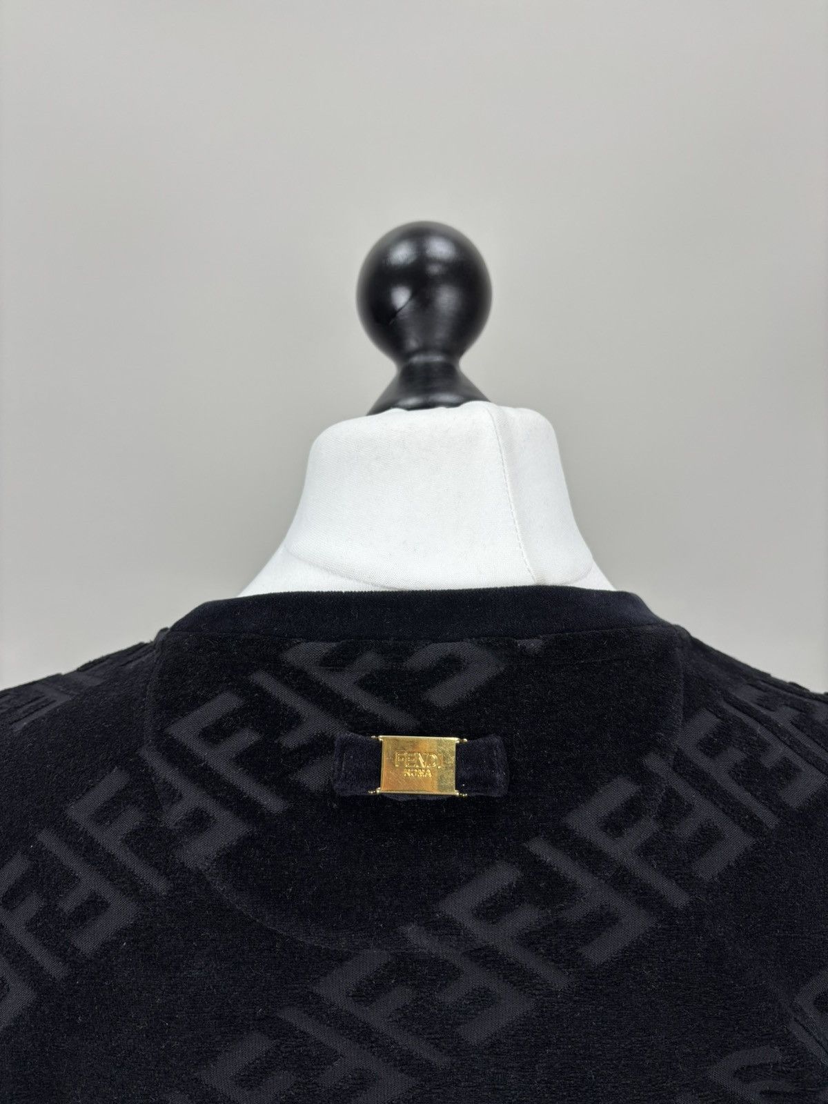 Fendi Mens corduroy t shirt monogram FENDI Size L Color Black Size US L / EU 52-54 / 3 - 10 Thumbnail