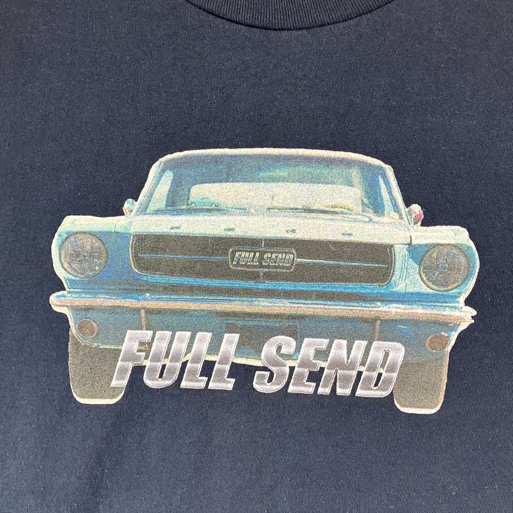 Ford VINTAGE Full Send Nike T-Shirt Men XL Streetwear Blue Graphic 2020s Size US XL / EU 56 / 4 - 3 Thumbnail
