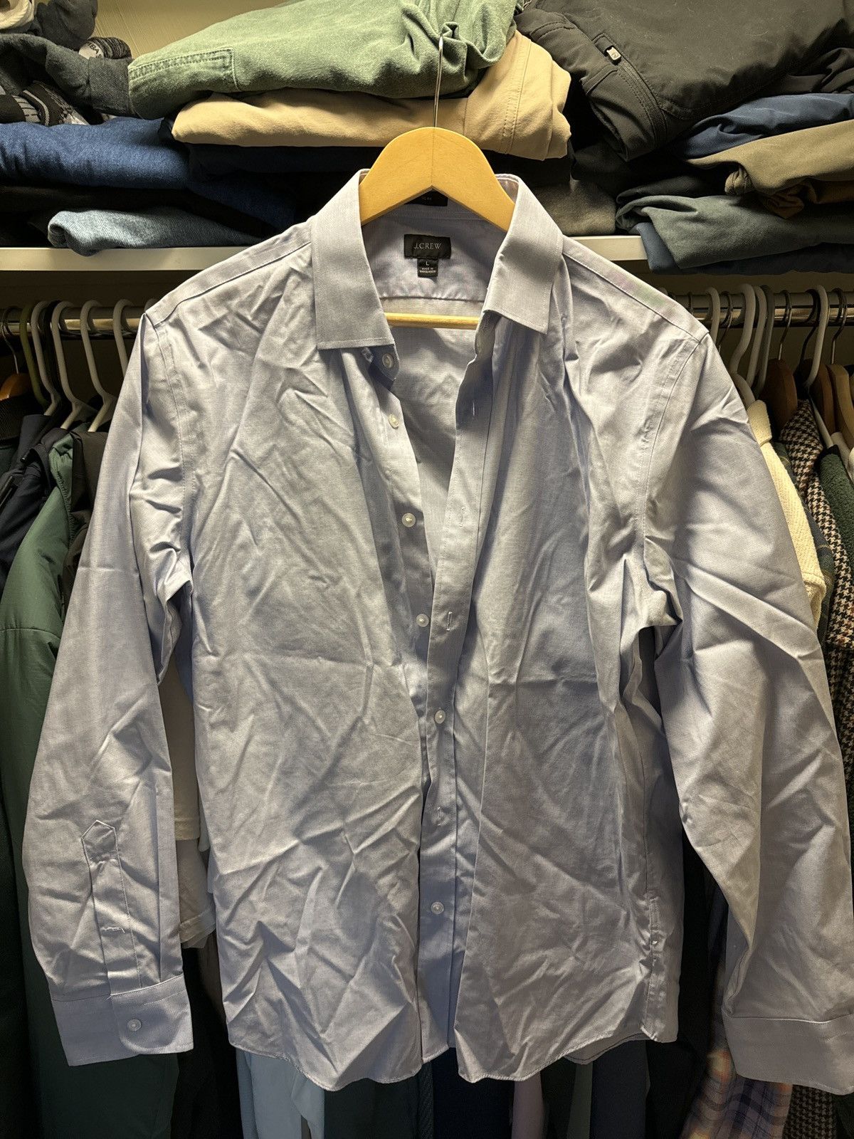 J.Crew J Crew Button Up Shirt Size US L / EU 52-54 / 3 - 1 Thumbnail