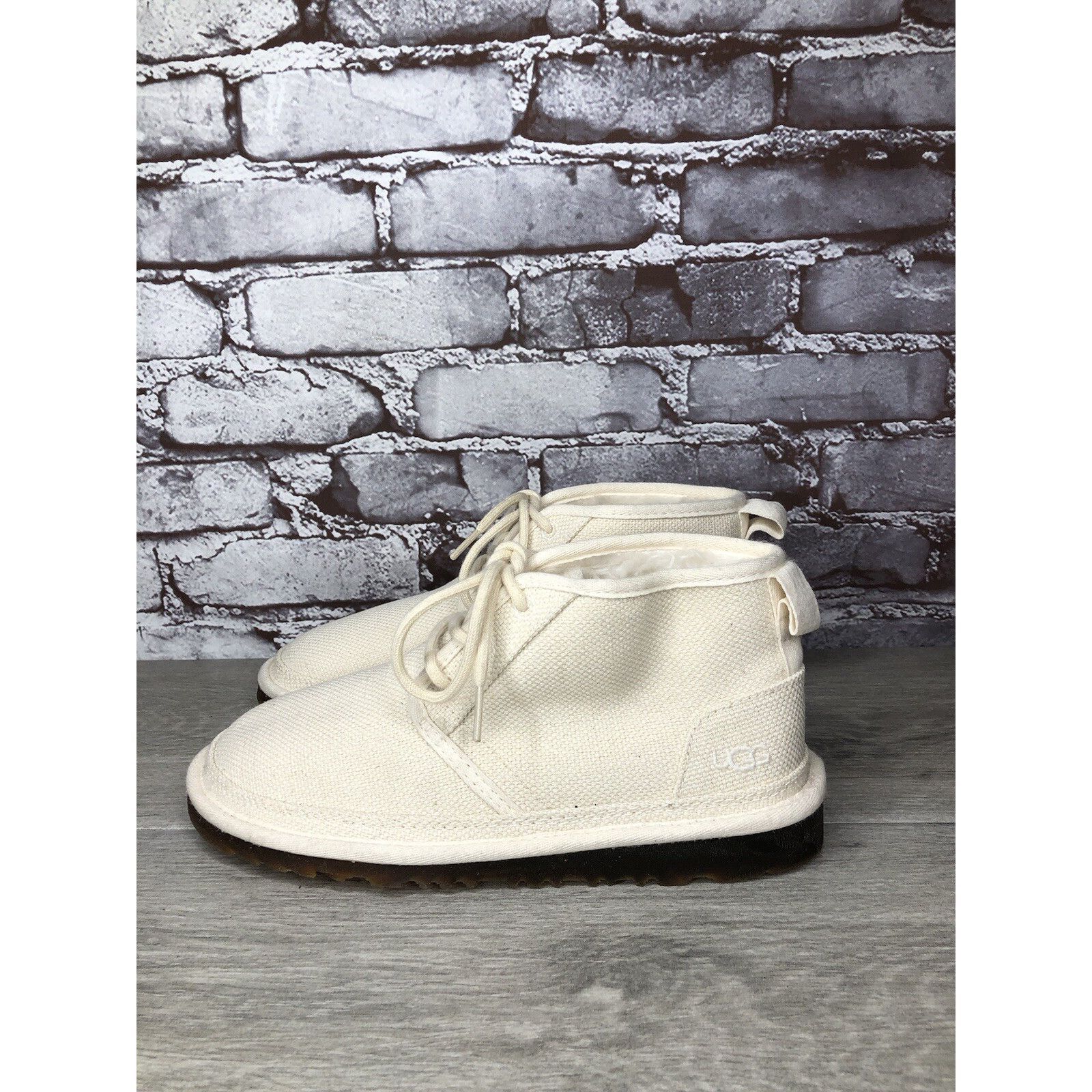 Ugg UGG Neumel Natural White Ankle Lace Up Chukka Boots Men’s Sz Size US 7 / EU 40 - 1 Thumbnail