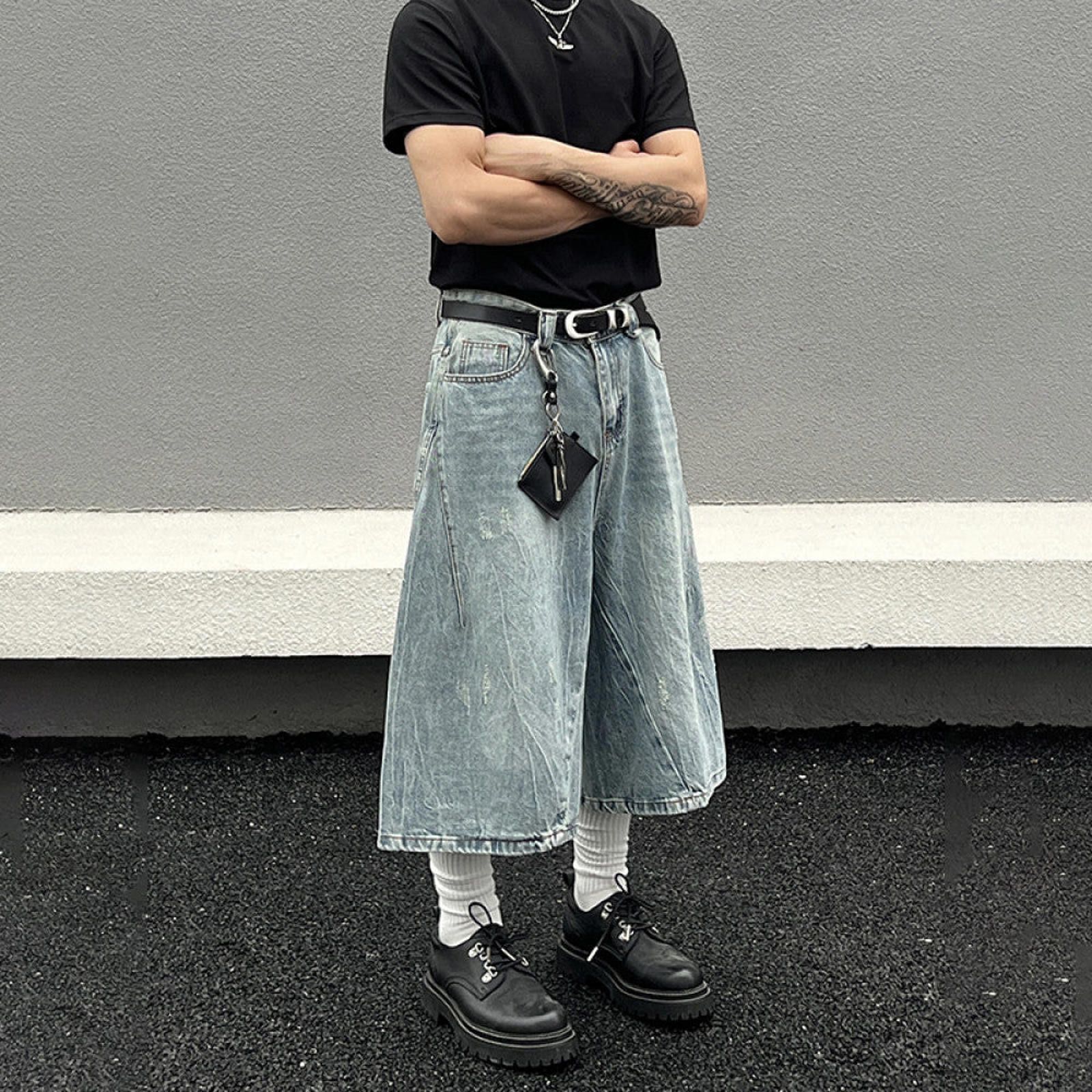 Japanese Brand Wide Leg Loose Jorts Size US 30 / EU 46 - 3 Thumbnail