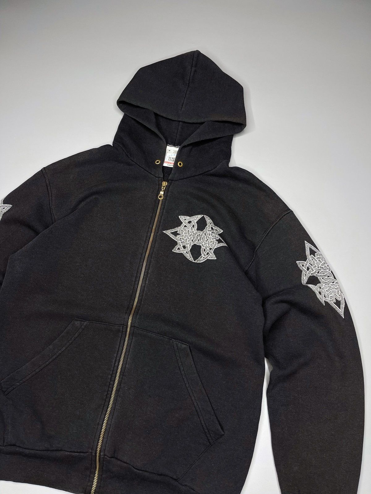 Vintage VINTAGE TRASHED HOODIE 90’S VINTAGE HOODIE FADED Size US M / EU 48-50 / 2 - 2 Thumbnail