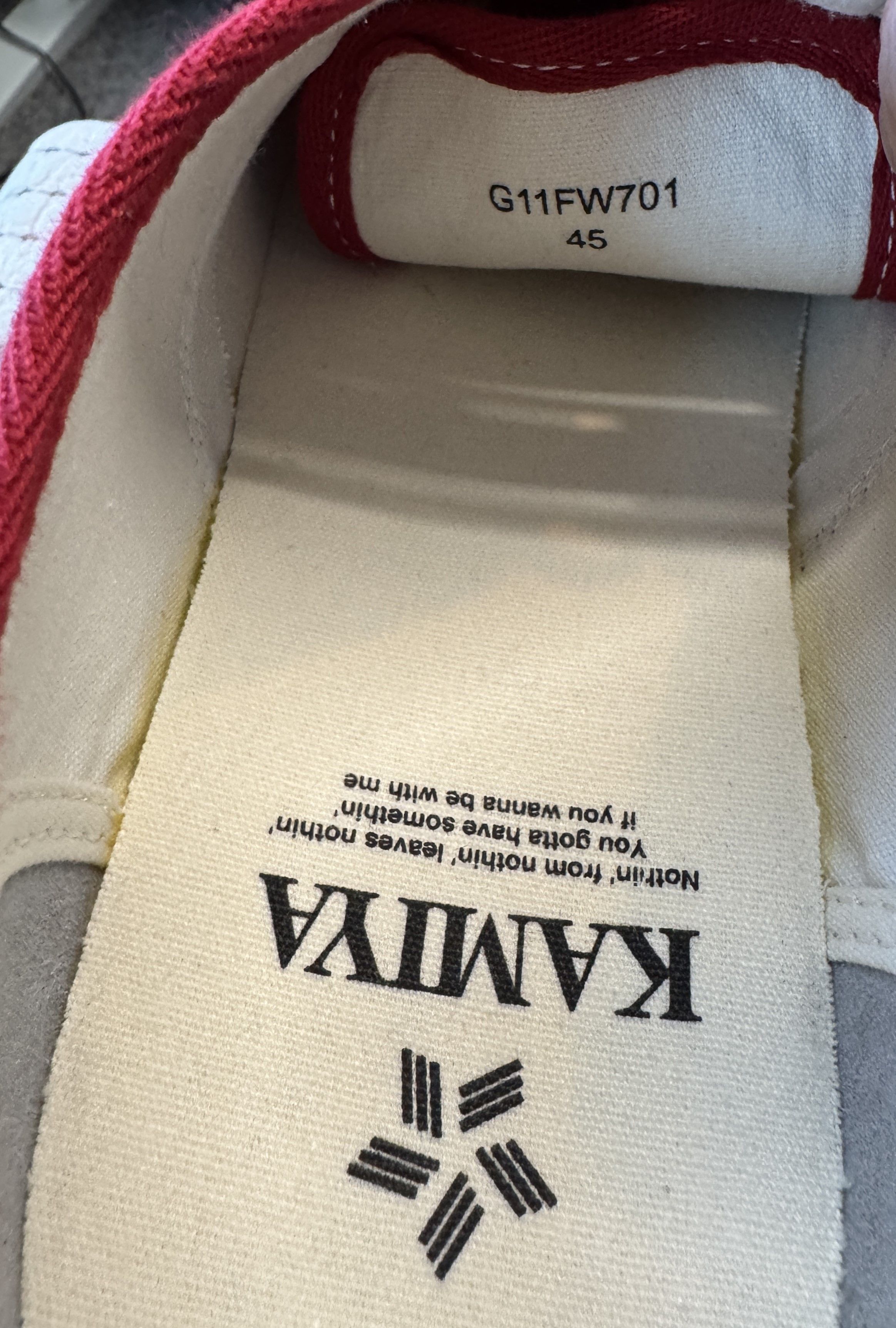 Maison MIHARA YASUHIRO KAMIYA / MIHARA YASUHIRO - HERC VULCANIZED SNEAKER RED SZ 45 Size US 12 / EU 45 - 10 Thumbnail