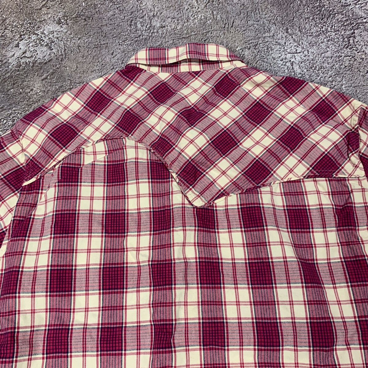 Vintage Vintage Y2K Plaid Short Sleeve Shirt Streetwear Casual XL Size XL / US 12-14 / IT 48-50 - 7 Thumbnail