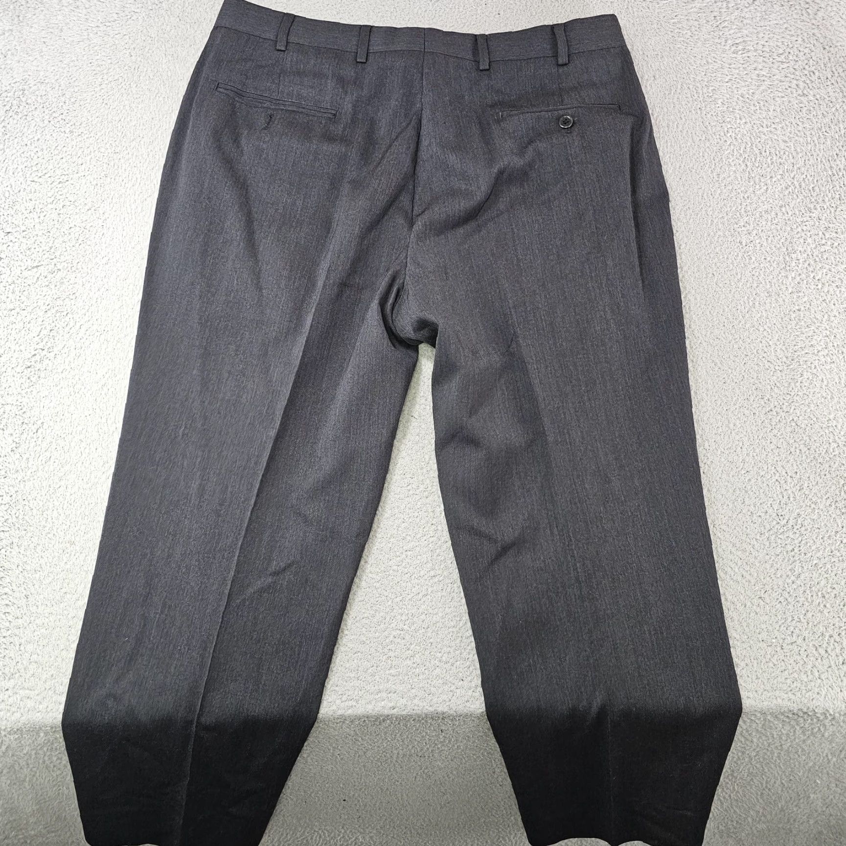 Brooks Brothers Brooks Brothers Madison Dress Pants Adult 37x27 Gray Wool Flat Front Pockets Mens Size US 37 - 7 Thumbnail