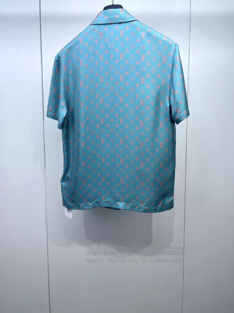 Louis Vuitton Louis Vuitton 25 new presbyopic full print silk short slee Size US XS / EU 42 / 0 - 2 Thumbnail