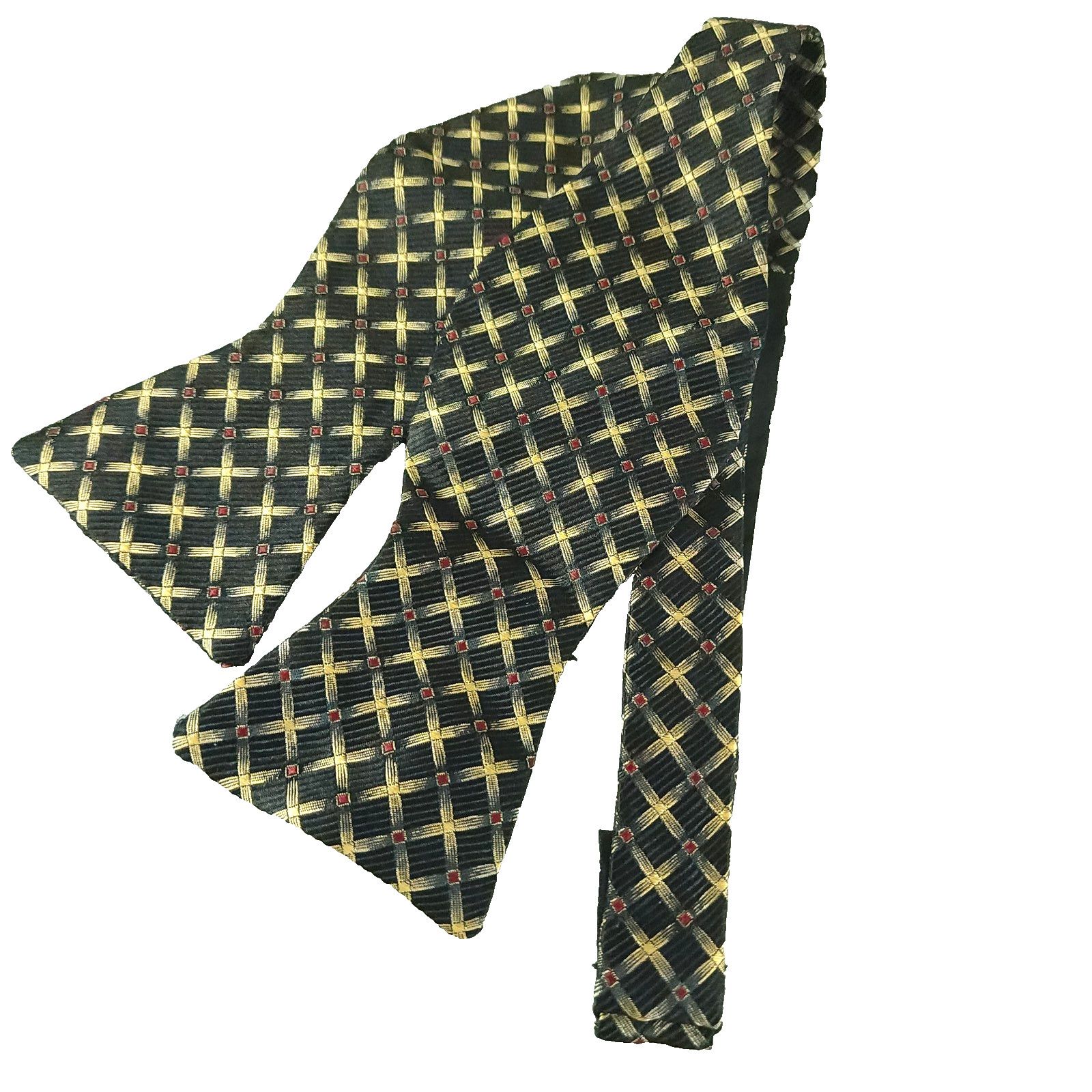 Paul Stuart Paul Stuart Adjustable Silk Bowtie Brown and Gold Vintage Size ONE SIZE - 1 Thumbnail