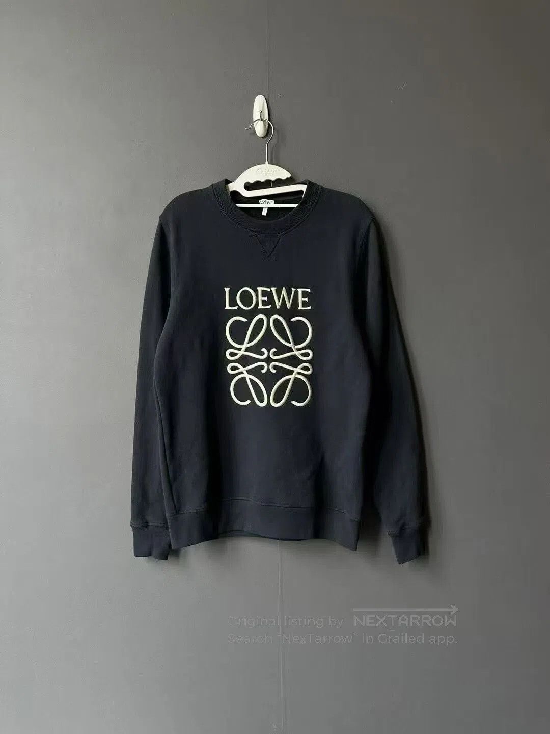 Loewe Loewe Dark Blue Embroidered Sweatshirt. Size US M / EU 48-50 / 2 - 1 Thumbnail