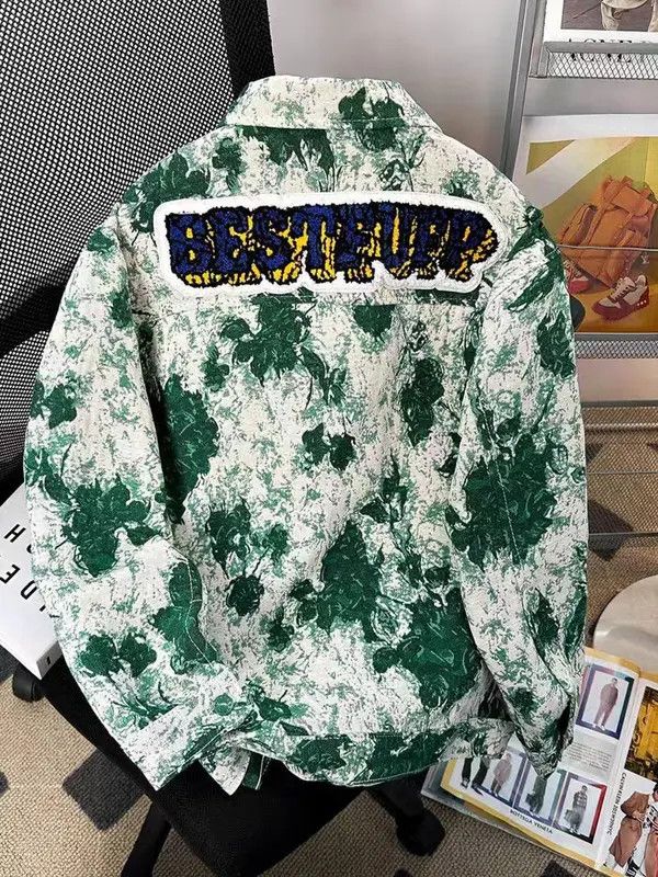 VIBE Street Hip Hop Graffiti Loose Fashion Denim Jacket Size US L / EU 52-54 / 3 - 1 Thumbnail