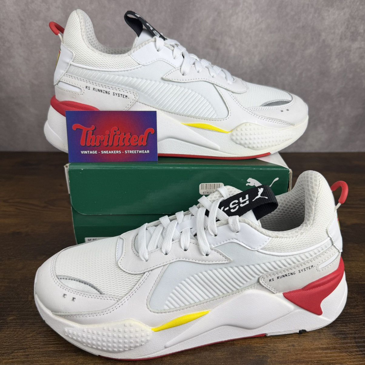 Ferrari × Puma NEW Puma RS-X Trophy Scuderia Ferrari White Rosso 370581-01 Size US 9.5 / EU 42-43 - 1 Thumbnail