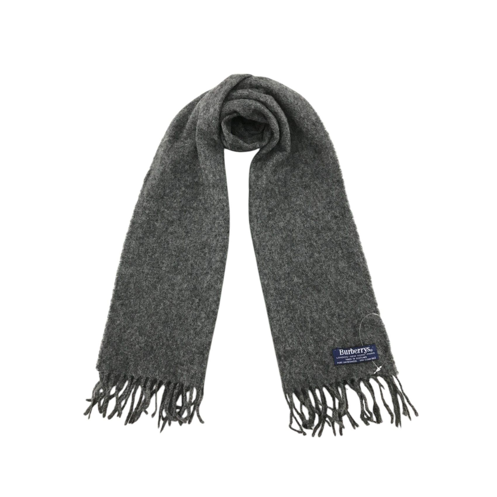 Burberry × Vintage Burberry Scarf / Muffler / Neckwear - WW1077 Size ONE SIZE - 1 Thumbnail