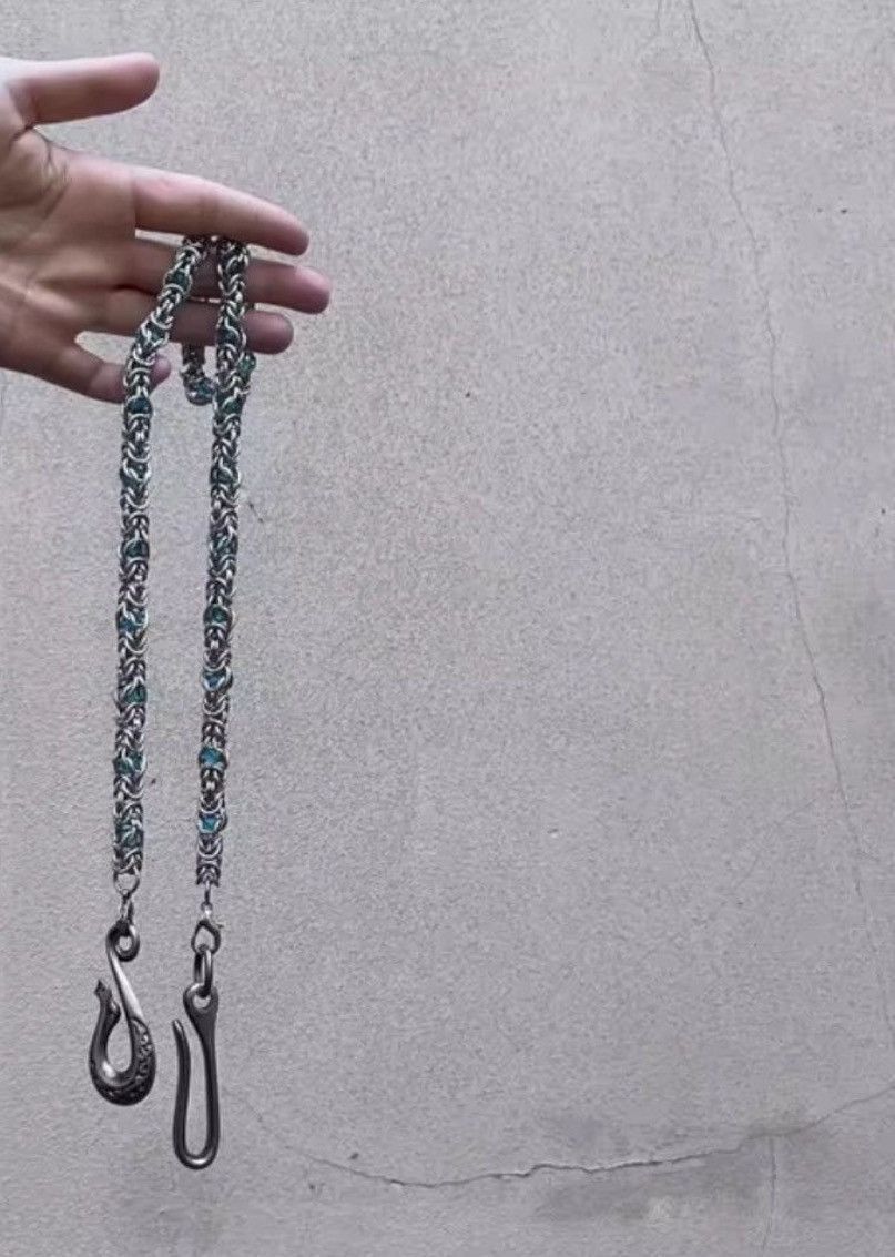 Jean Snake Bone Blue Stone Jeans Chain Accessories Size ONE SIZE - 2 Thumbnail