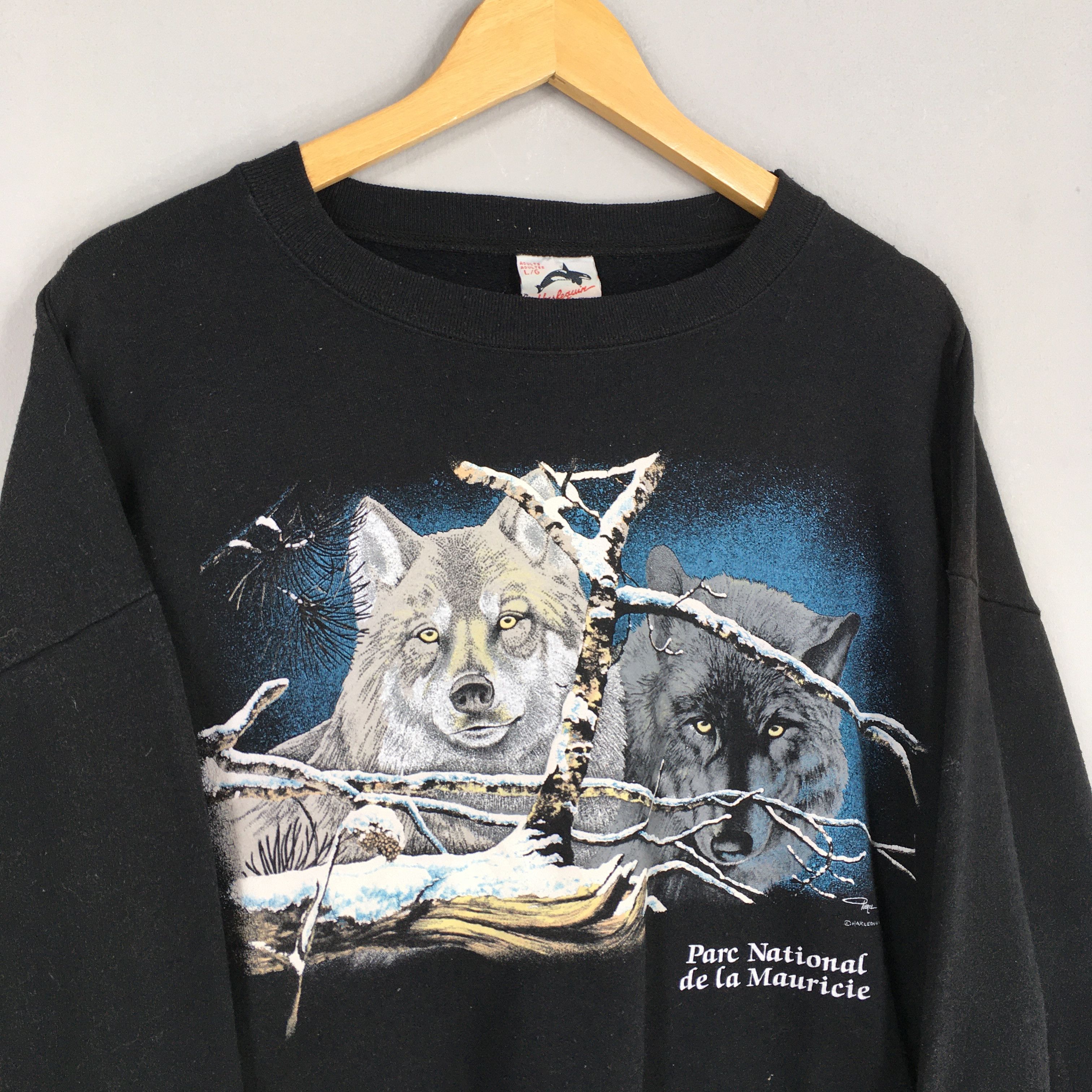 Habitat × Vintage Vintage 90s La Mauricie National Park Sweatshirt Large Size US L / EU 52-54 / 3 - 3 Thumbnail