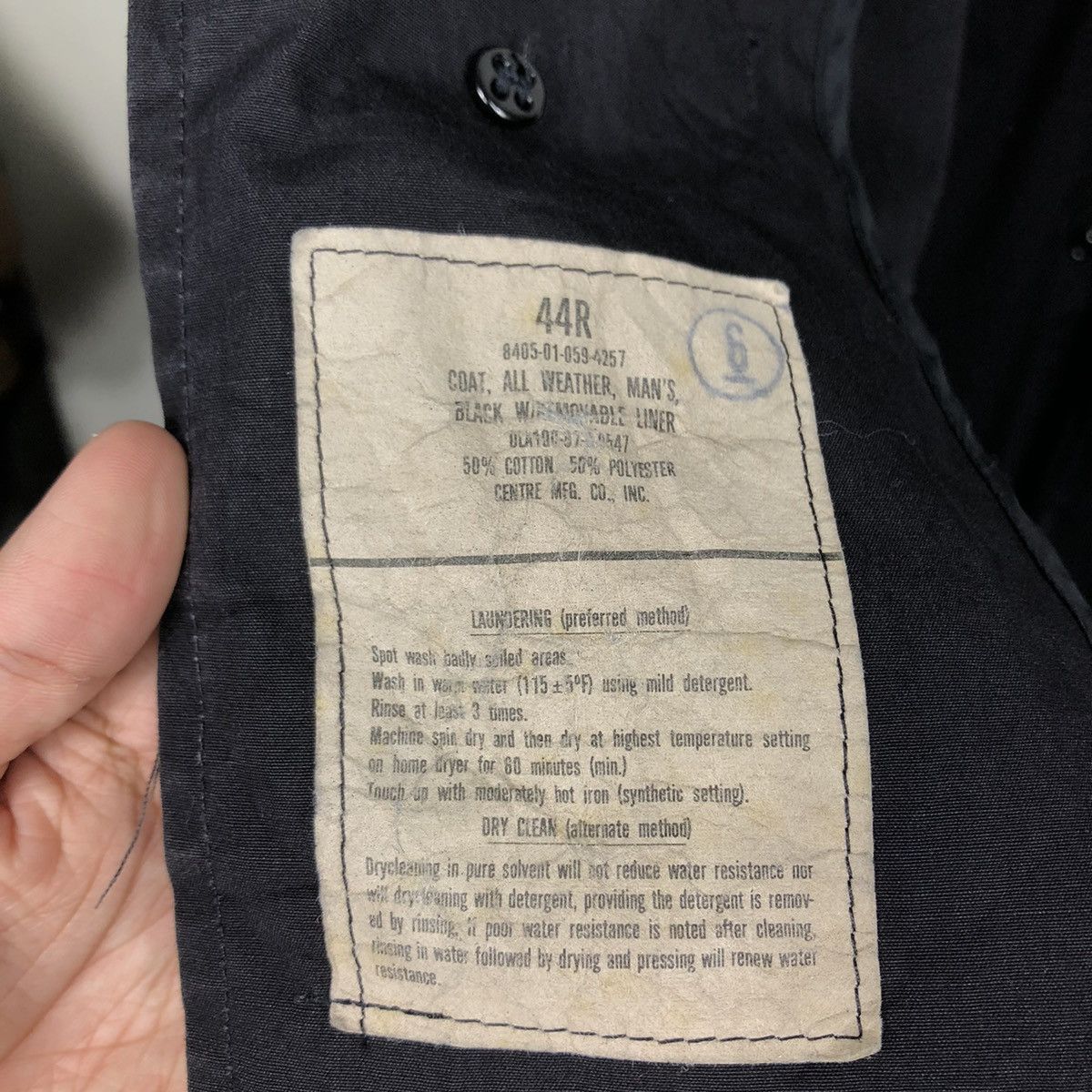 Buzz Rickson's 📌Vintage Long Jacket Chore Duck Canvas Worker Military Wear Size US M / EU 48-50 / 2 - 19 Thumbnail