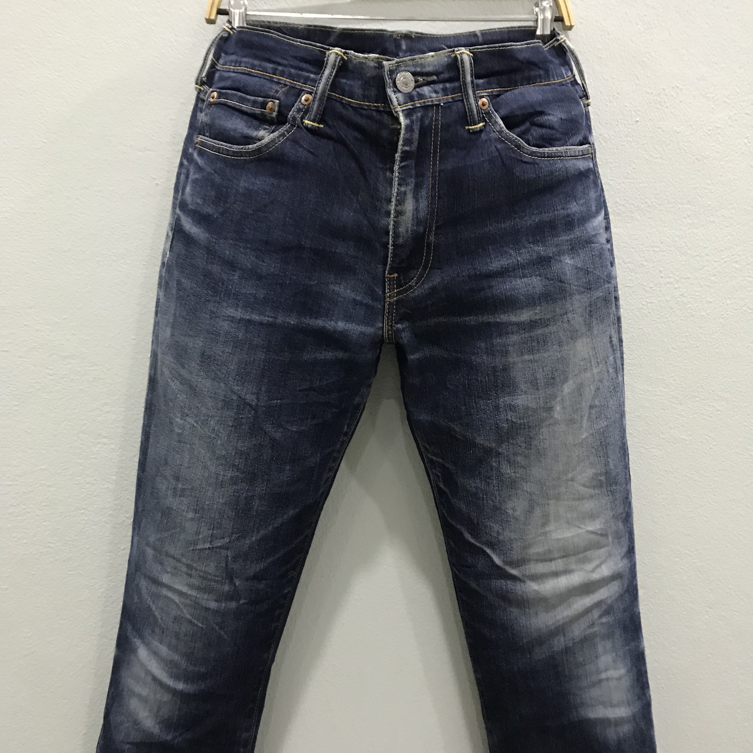 Levi's Vintage Levi’s 511 Slim Fit Dark Wash Jeans Size US 32 / EU 48 - 3 Thumbnail