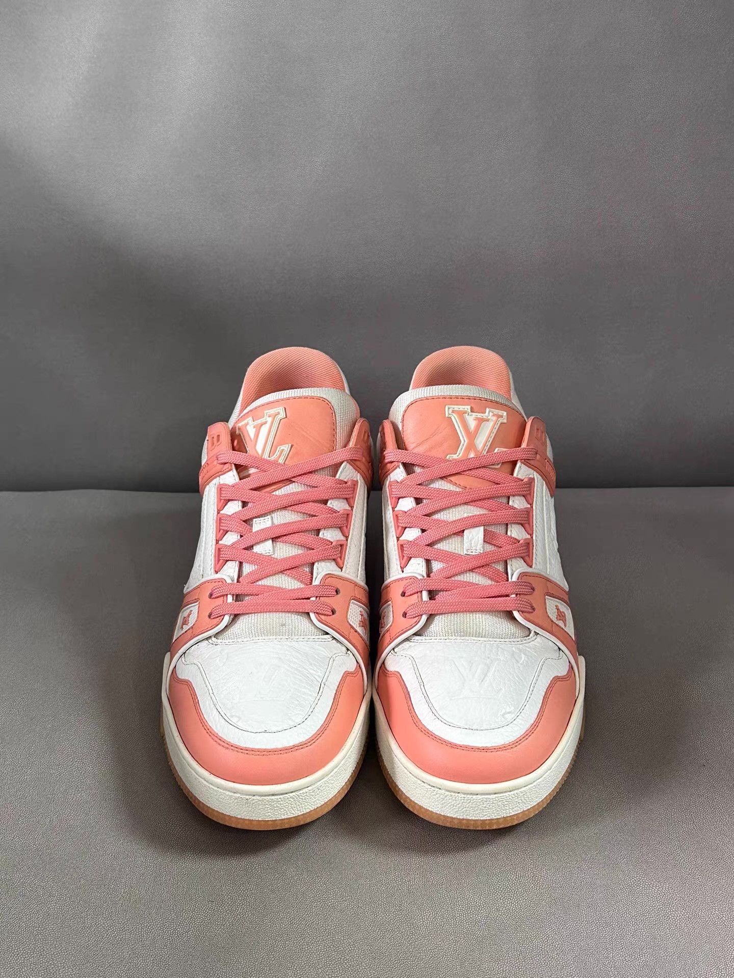 Louis Vuitton Louis Vuitton Trainer Peach Ｑ20 Size US 8 / EU 41 - 2 Thumbnail