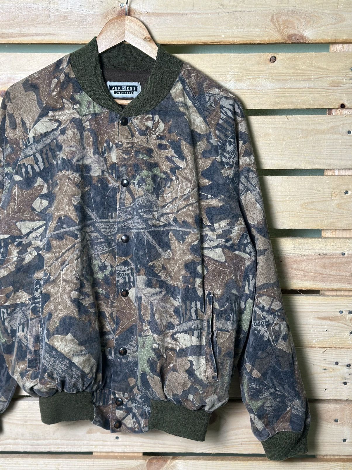 Jerzees × Vintage Vintage Jerzees Outdoor Realtree Bomber Jacket Size US L / EU 52-54 / 3 - 3 Thumbnail