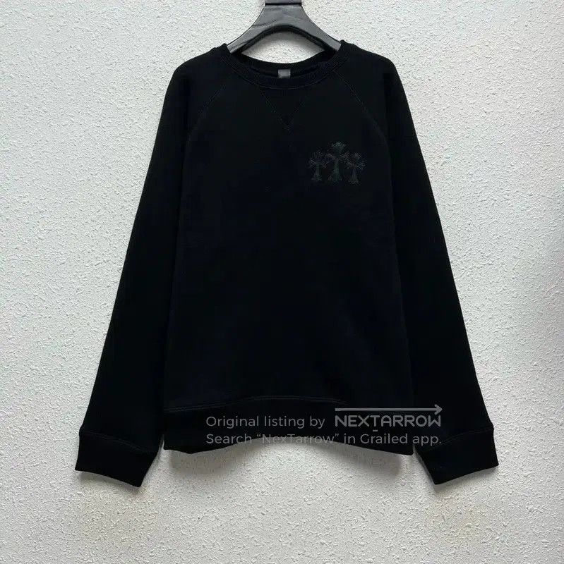 Chrome Hearts Chrome Hearts Black Cotton Logo Sweatshirt L . Size US L / EU 52-54 / 3 - 1 Thumbnail