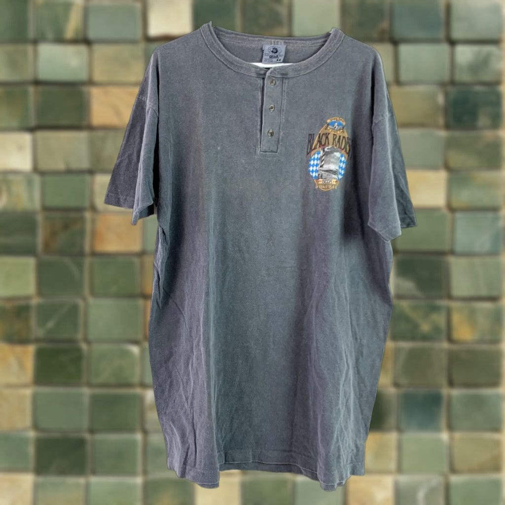 Anvil VINTAGE Anvil Shirt XL Gray 1990s Black Radish Beer Dark Lager Weeping Radish Brewery Mens Graphic Tee Size US XL / EU 56 / 4 - 1 Thumbnail
