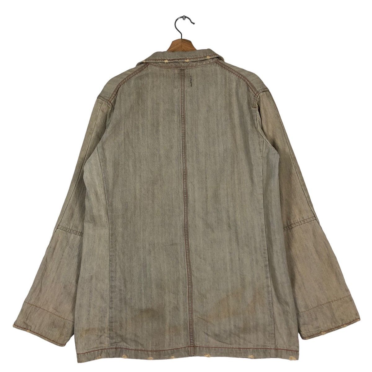 Issey Miyake 🔥Vintage Chore Work Jacket Union Pwpl Issey Miyake Japan Size US L / EU 52-54 / 3 - 8 Thumbnail