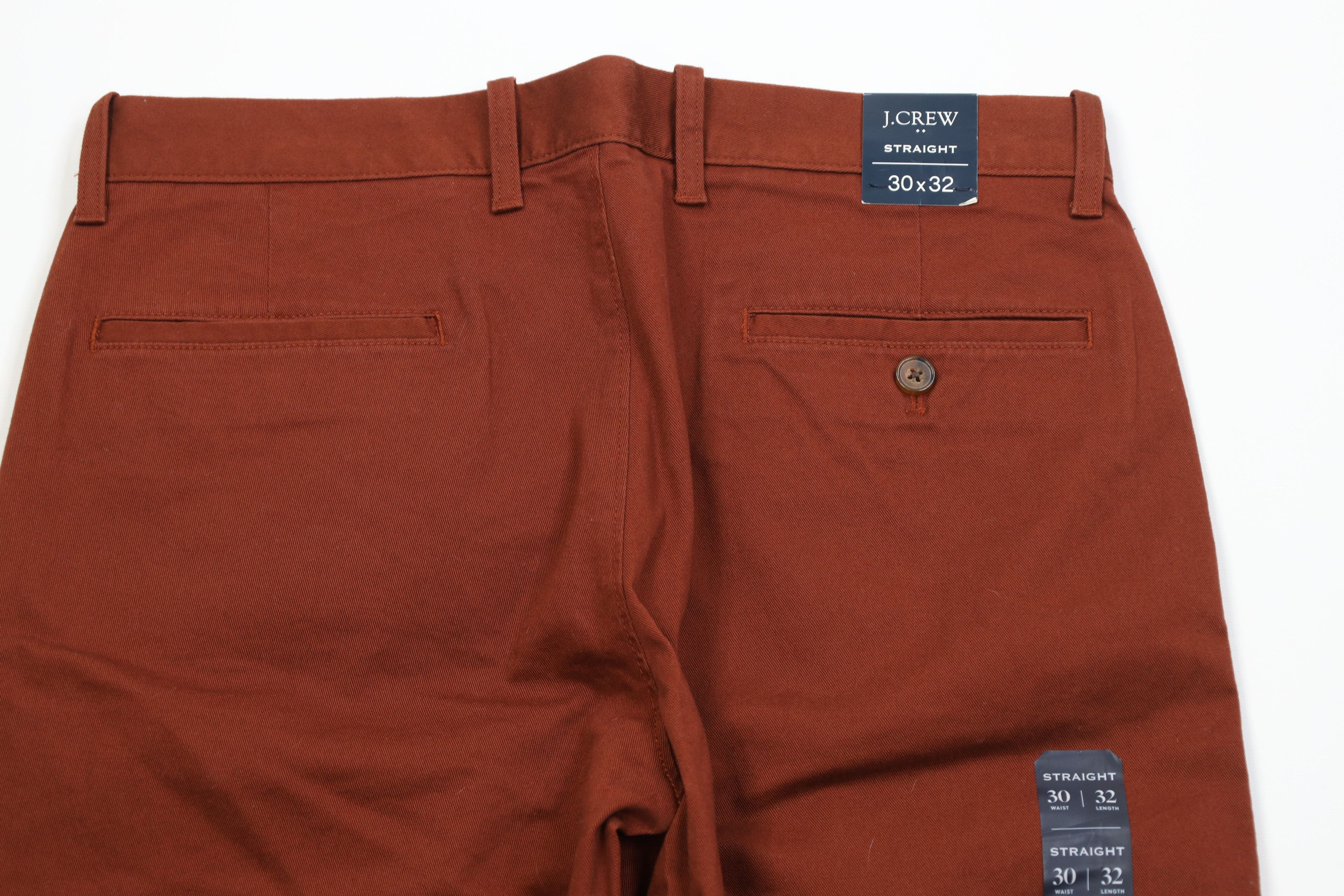 J.Crew New J Crew Straight Leg Chino Pants Trousers Copper Brown Size US 30 / EU 46 - 10 Thumbnail
