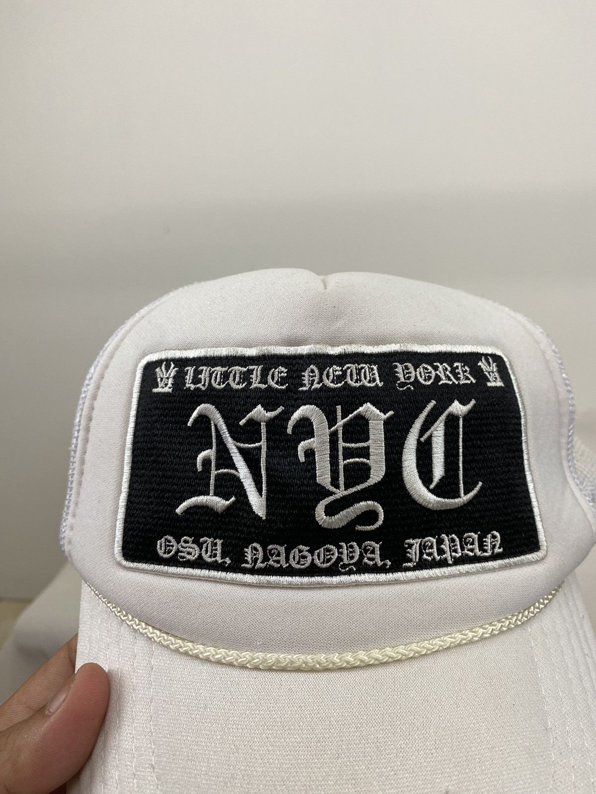 Vintage Otto LITTLE NEW YORK Chrome Hearts Inspired Trucker Hat Size ONE SIZE - 6 Thumbnail