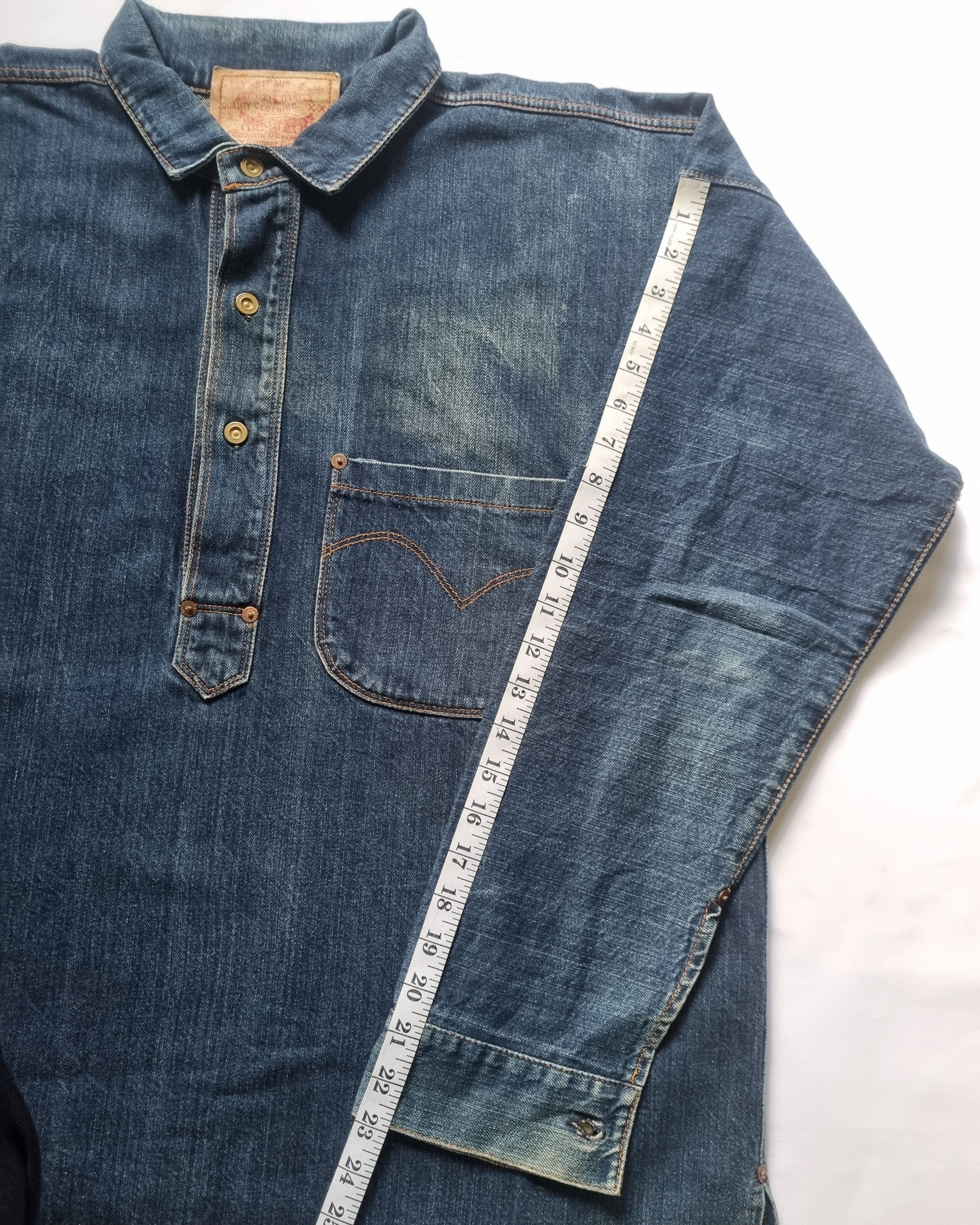 LVC × Levi's × Levi's Vintage Clothing LVC Levi's Vintage Clothing Denim Shirt Size US XL / EU 56 / 4 - 6 Thumbnail