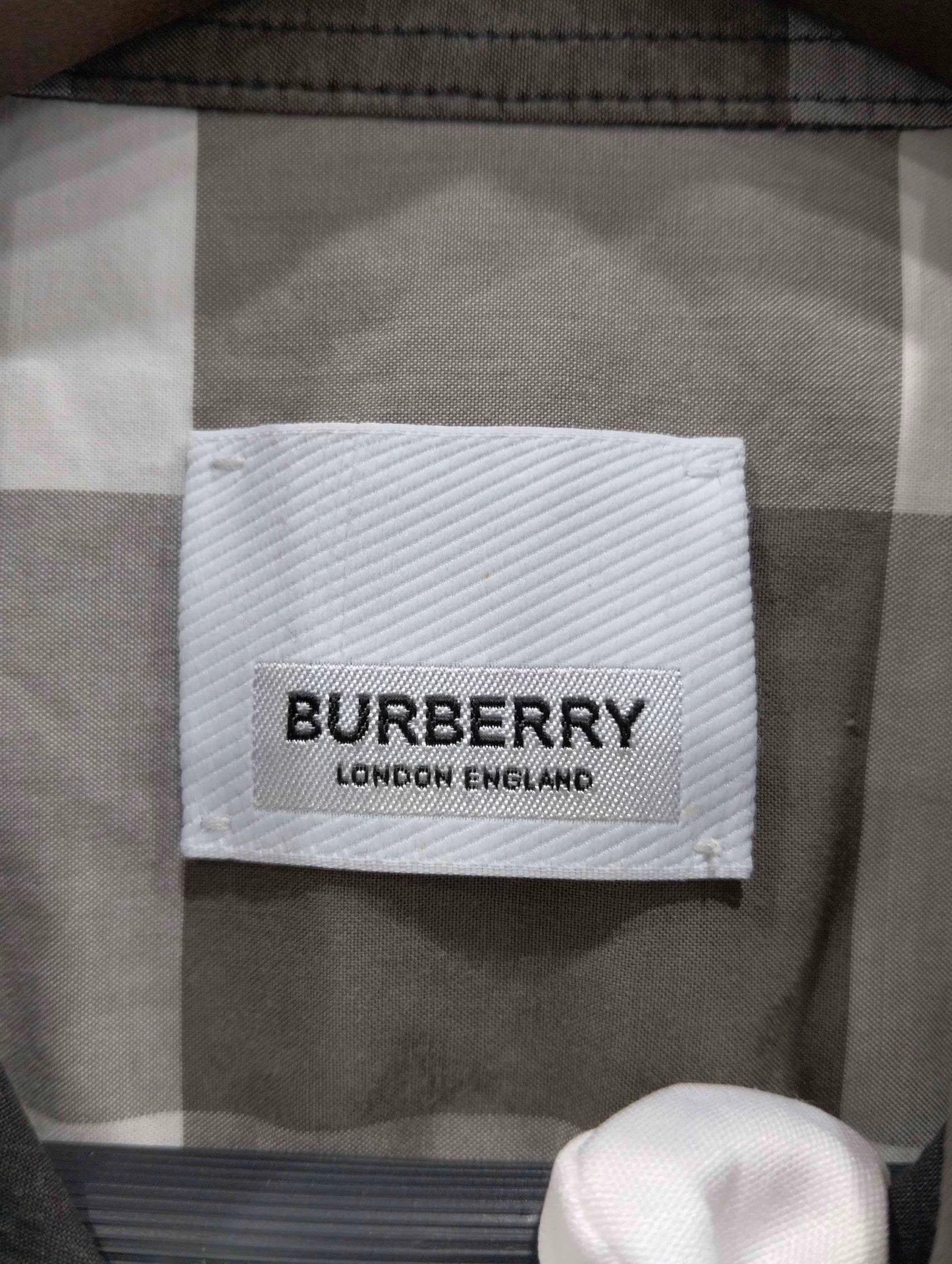 Burberry Burberry Dark Grey Check Long-Sleeve Shirt Size S Size US S / EU 44-46 / 1 - 4 Thumbnail