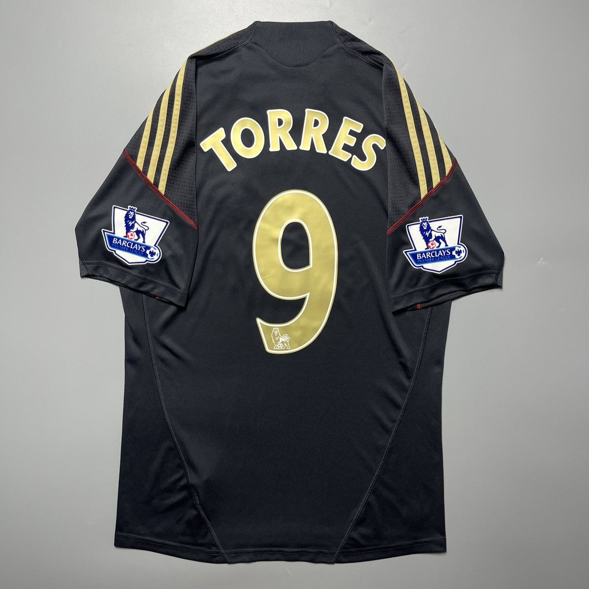 Vintage LIVERPOOL ADIDAS 2009/2010 FOOTBALL AWAY JERSEY #9 TORRES Size US M / EU 48-50 / 2 - 1 Thumbnail