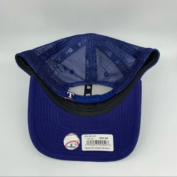 New Era Texas Ranger New Era 9Forty Trucker Hat Snapback Cap Size ONE SIZE - 4 Thumbnail