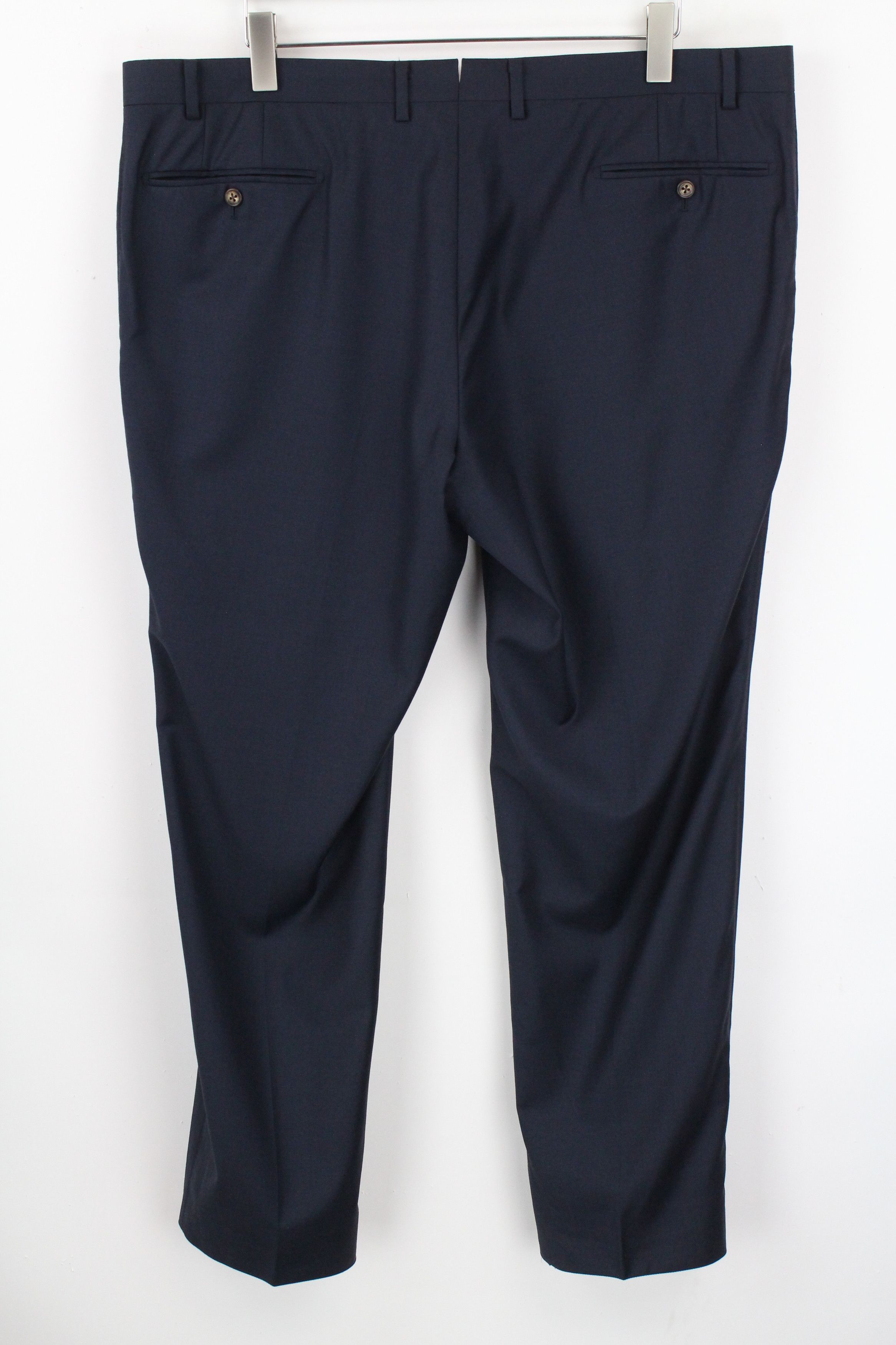 Suitsupply LAZIO UK50S Wool Navy Waistcoat Trousers Set 60875 Size 50S - 11 Thumbnail