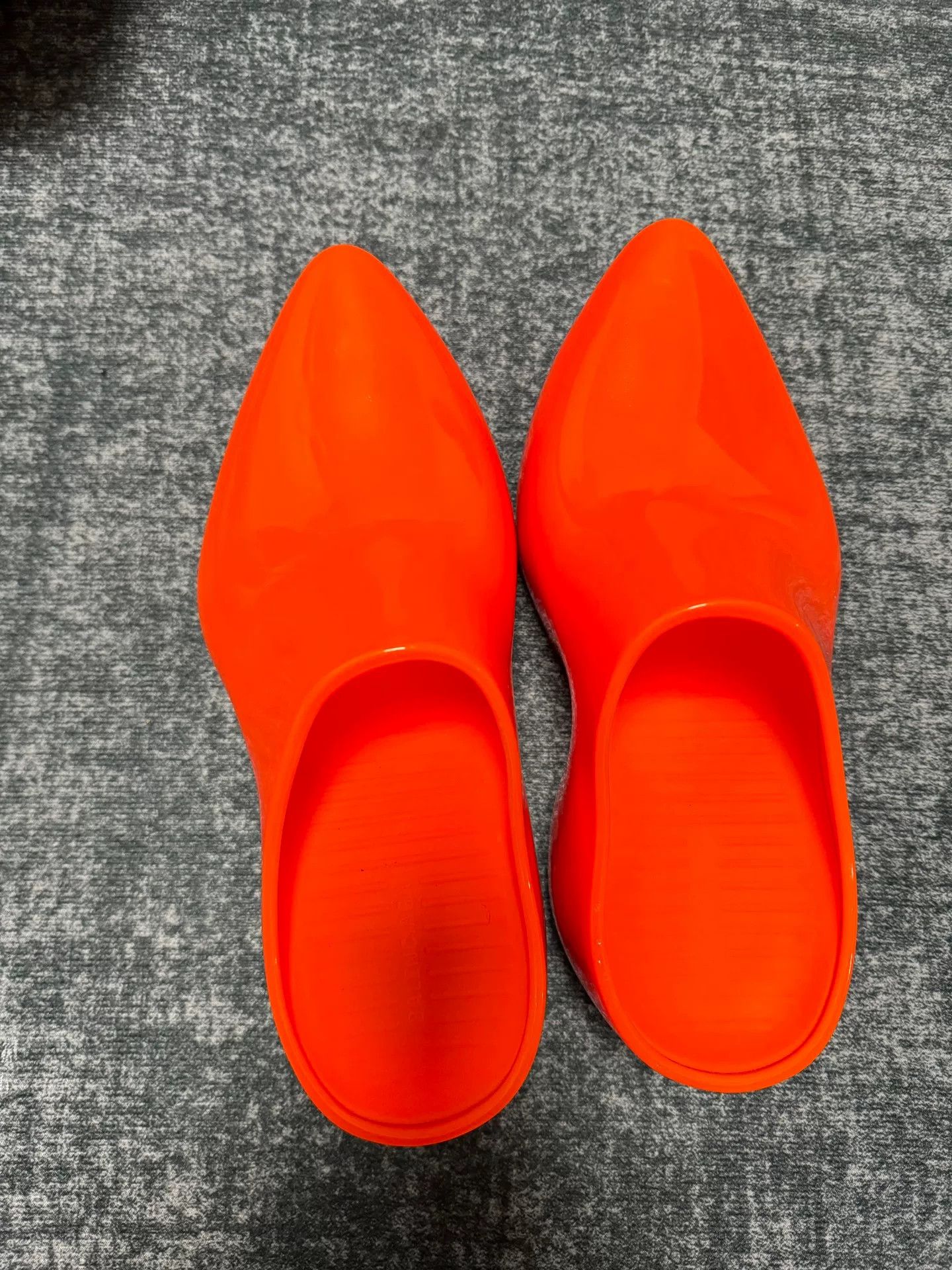 Balenciaga Balenciaga Technoclog Orange Wooden Clogs Size US 9 / IT 39 - 1 Thumbnail