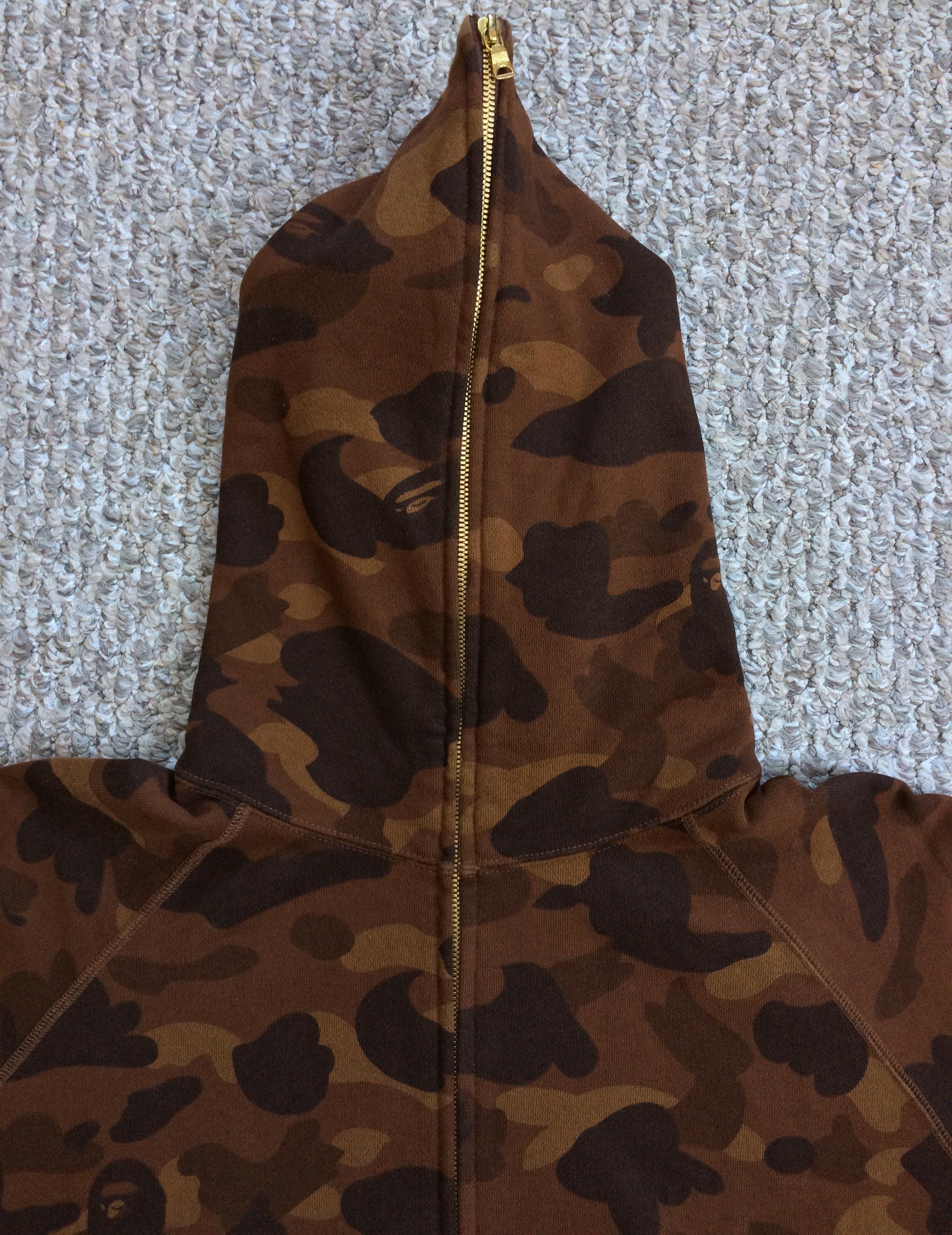 Bape OG Bape Brown Camo Full Zip Hoodie Size US M / EU 48-50 / 2 - 3 Thumbnail