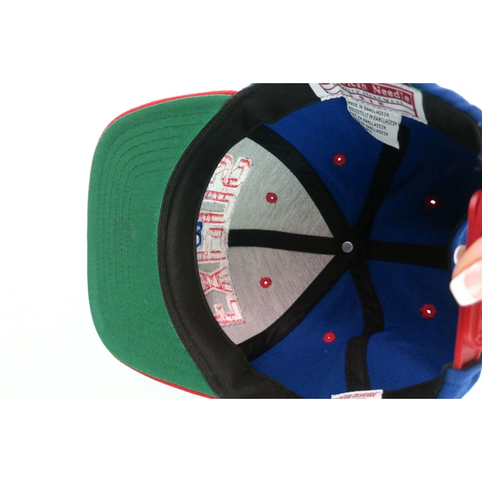 American Needle American Needle Montreal Expos Snapback Hat Baseball Cap Wool Blend Blue Solid Adjustable Medium Width Mens Size ONE SIZE - 7 Thumbnail