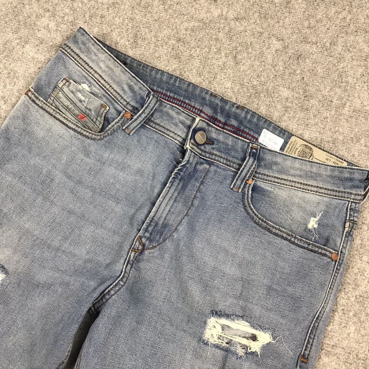 Diesel SLIM DIESEL DISTRESSED JEANS PANTS Size US 30 / EU 46 - 9 Thumbnail