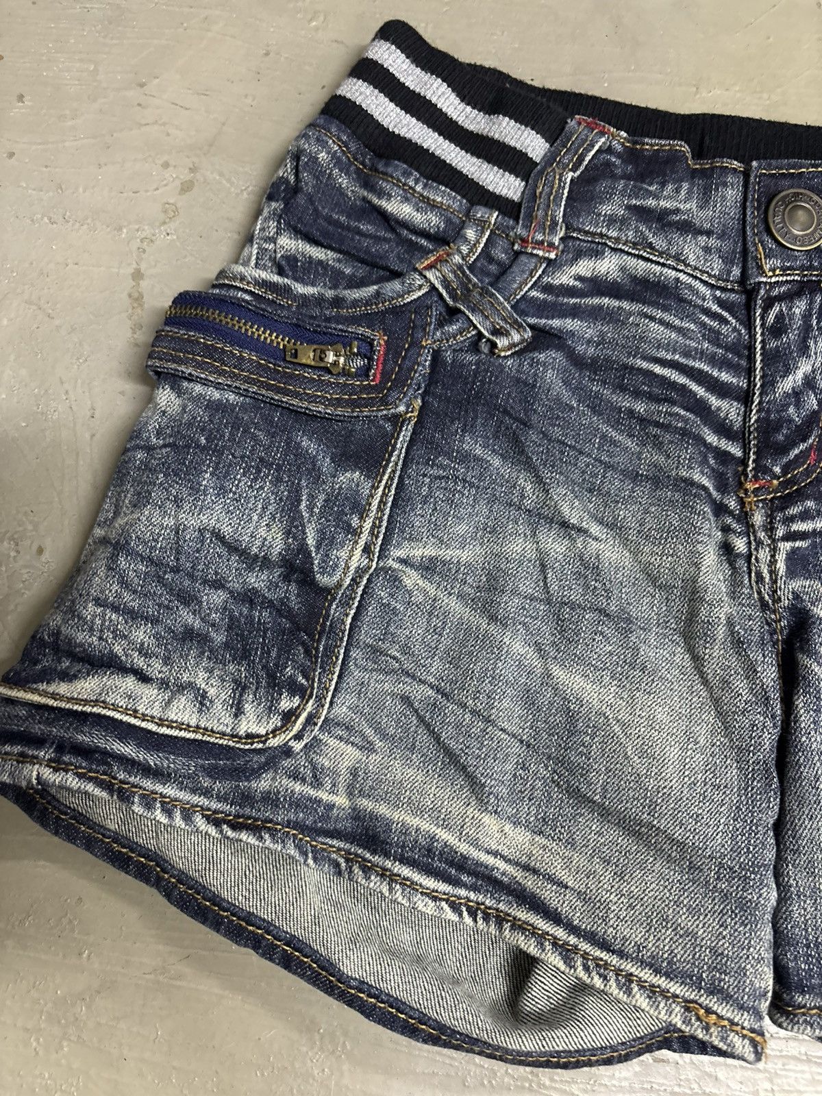 If Six Was Nine RNA H Naoto Acid Wash Japanese brand Denim shorts Size 30" / US 8 / IT 44 - 4 Thumbnail