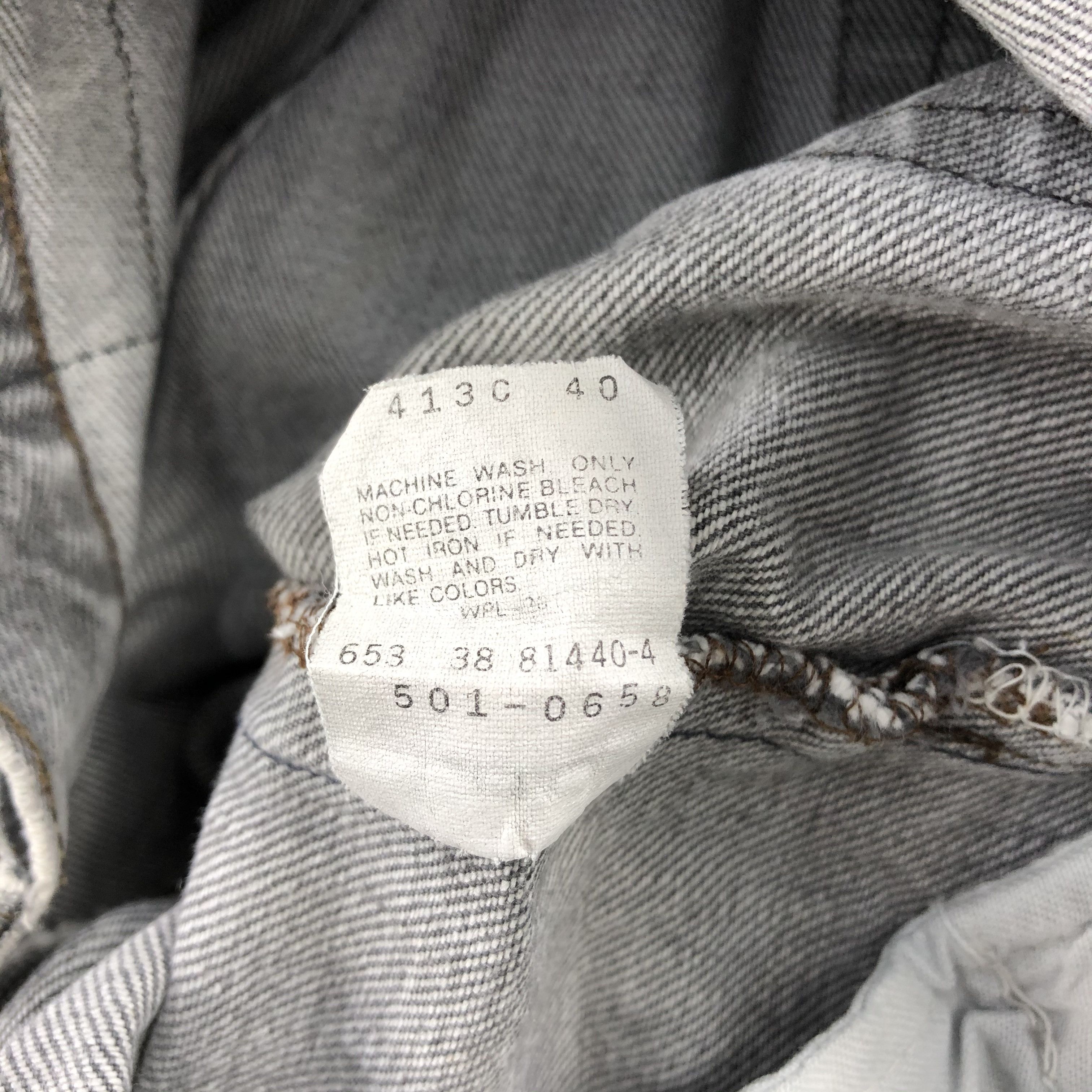 Levi's × Vintage Vintage 90s Faded Black Levis 501 Jeans-JM2279 Size US 34 / EU 50 - 13 Thumbnail