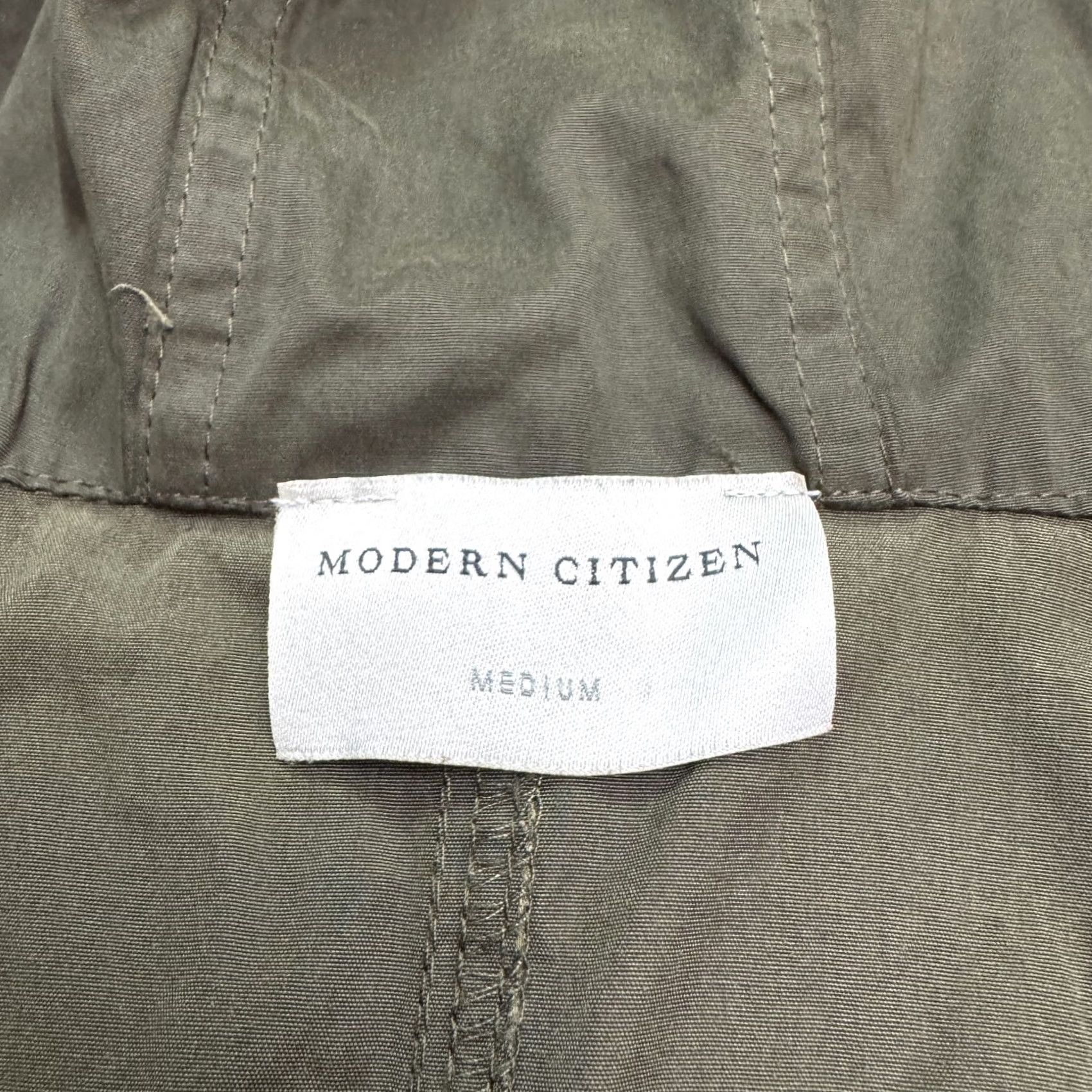 Citizen Modern Citizen Hoodie Parka Jacket Womens Medium Olive Green Full Zip Size M / US 6-8 / IT 42-44 - 7 Thumbnail