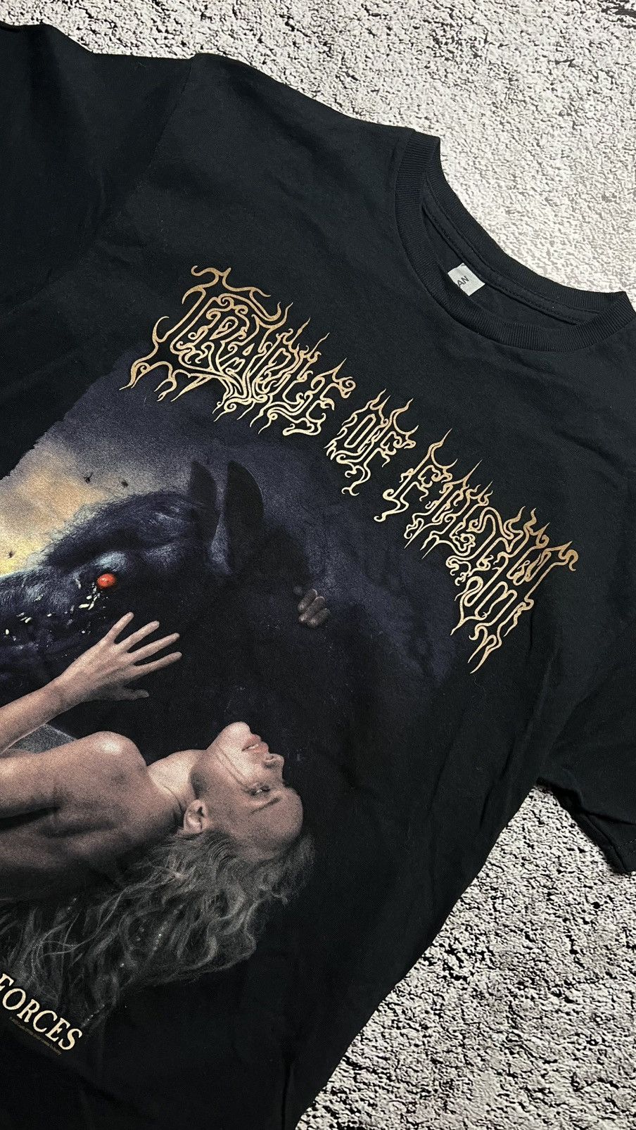 Gildan Cradle of filth dark horses and forces UK Europe tour tee Size US M / EU 48-50 / 2 - 3 Thumbnail