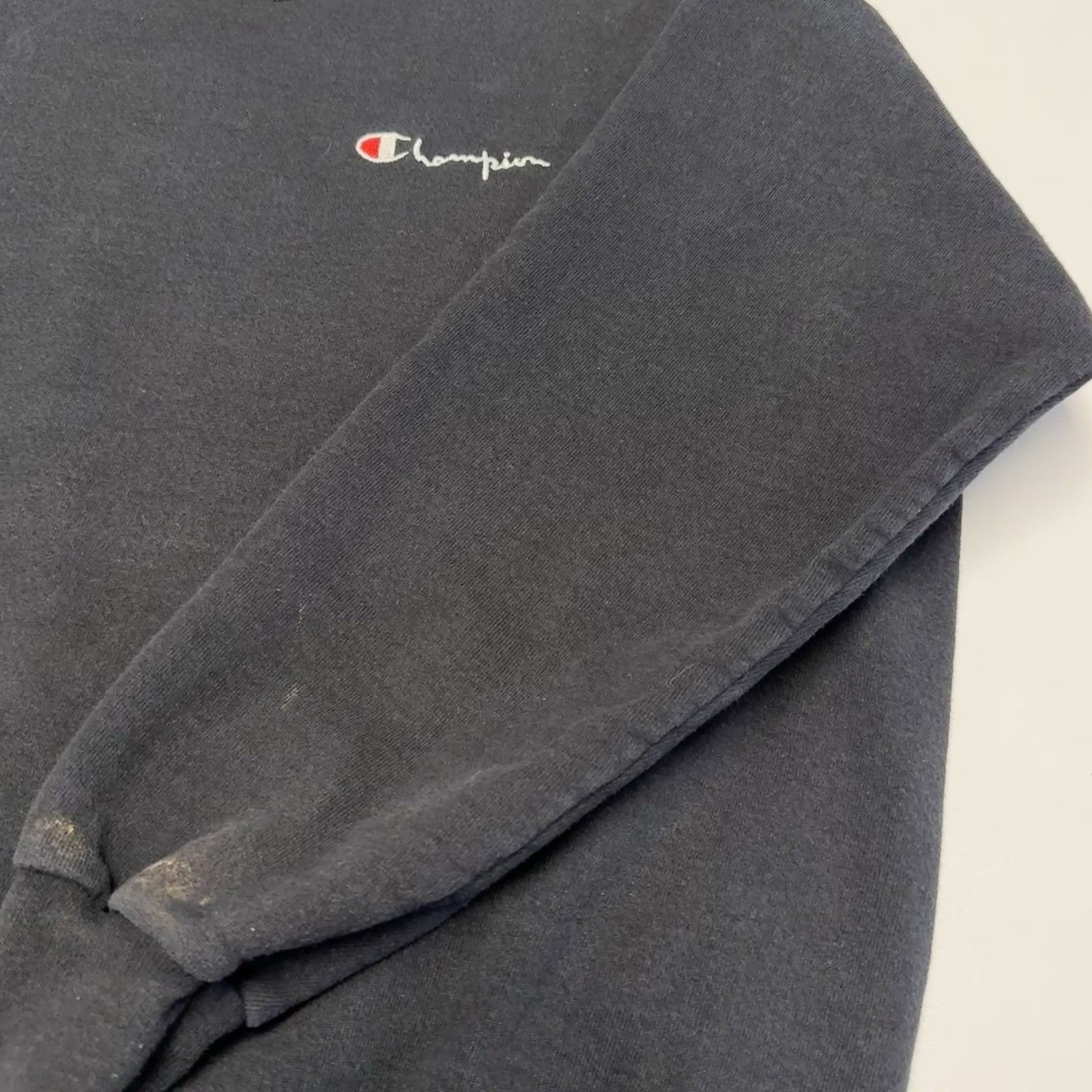 Champion × Vintage Vintage 90s Champion Sweatshirt Mens 2XL Black Crew Neck USA Size US XXL / EU 58 / 5 - 8 Thumbnail