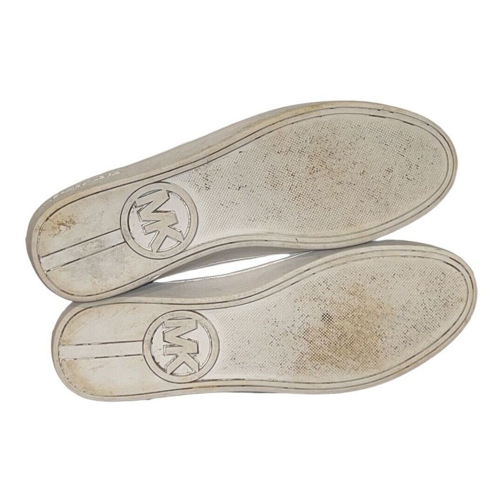Michael Kors Michael Kors white and gold tennis shoes size 11 Size US 11 / IT 41 - 4 Thumbnail
