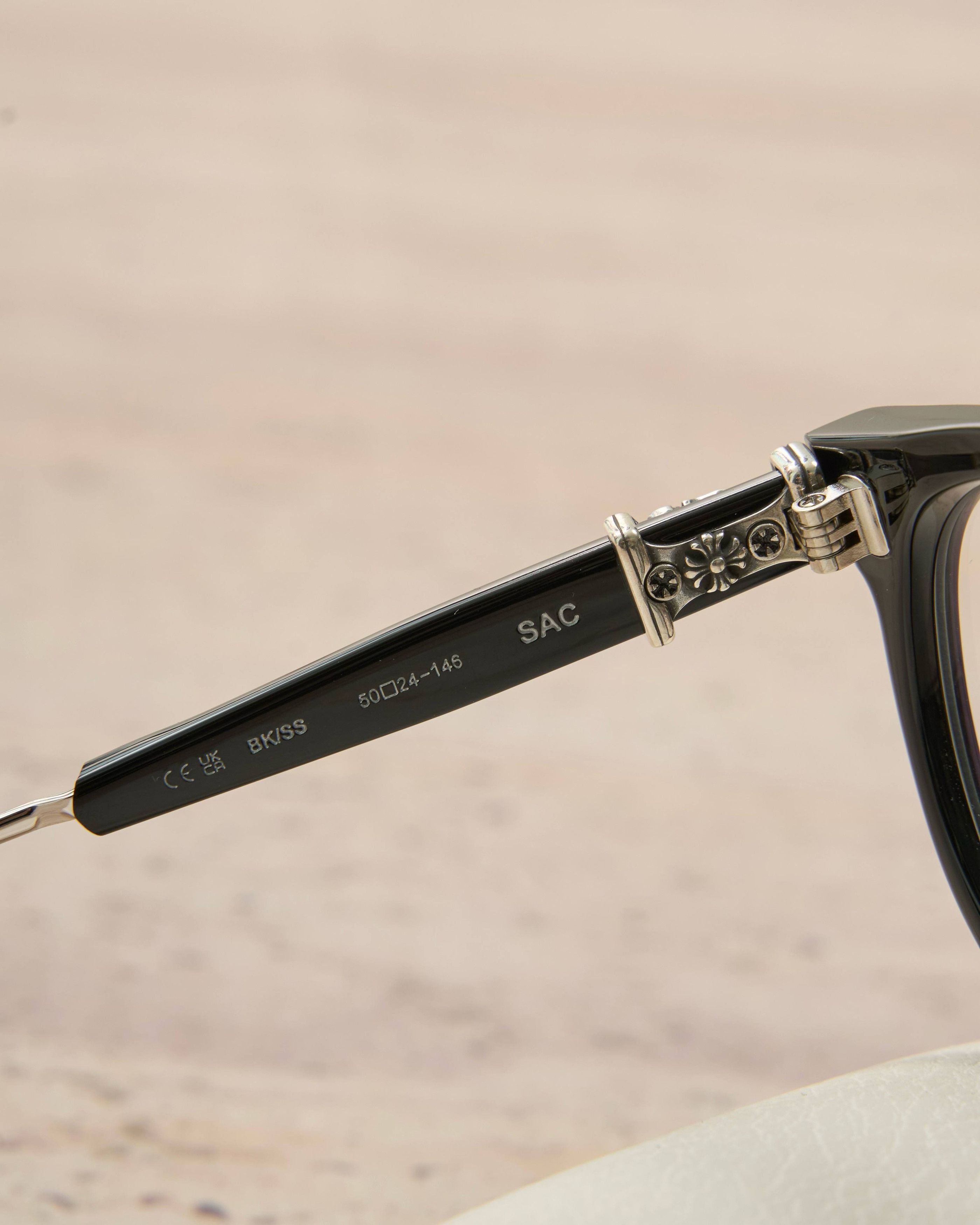 Chrome Hearts Chrome Hearts SAC BK/SS Glasses Size ONE SIZE - 3 Thumbnail