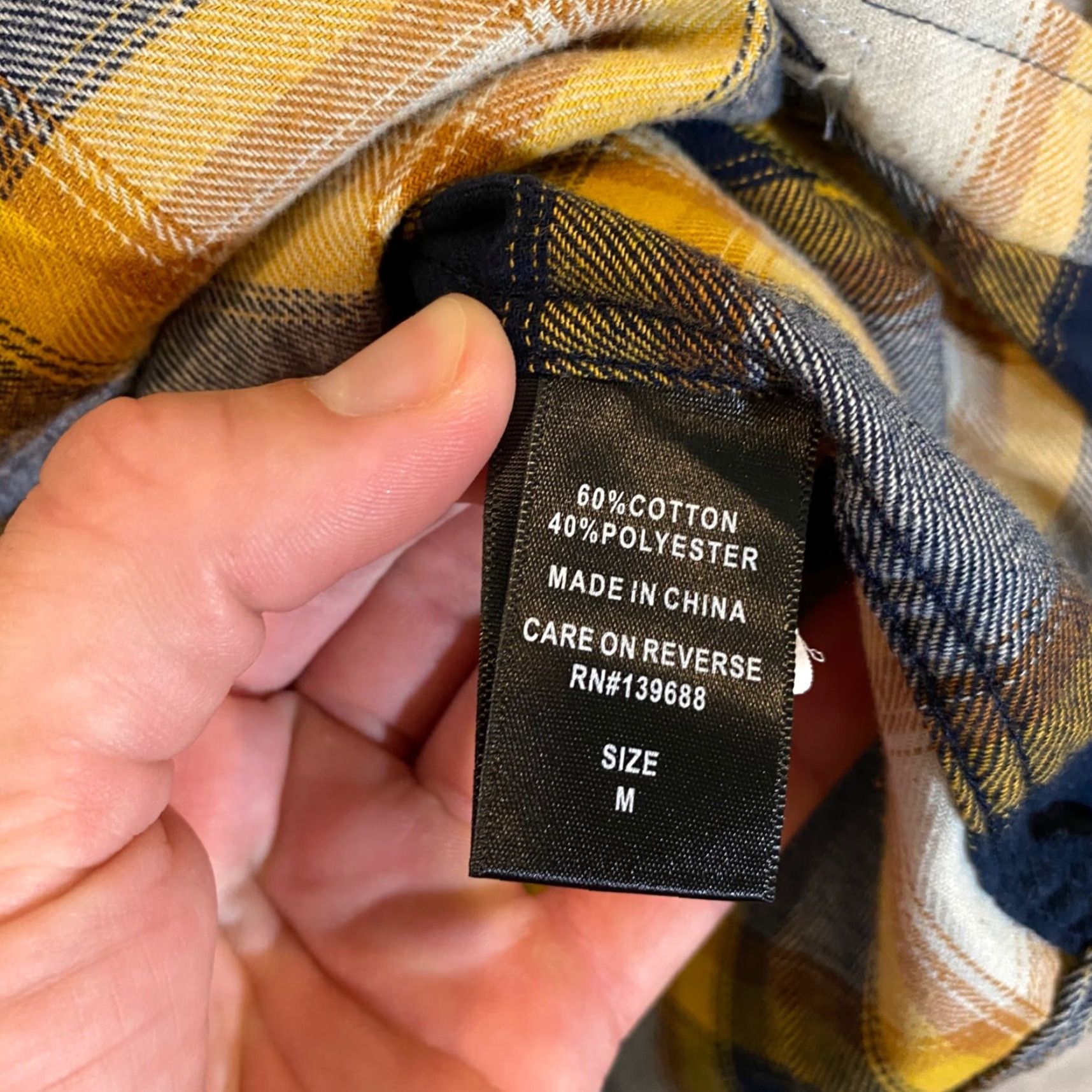 Stoic Stoic Shirt Mens M Yellow Gray Plaid Button-Up L/S Hiking Trail Casual Top Size US M / EU 48-50 / 2 - 7 Thumbnail
