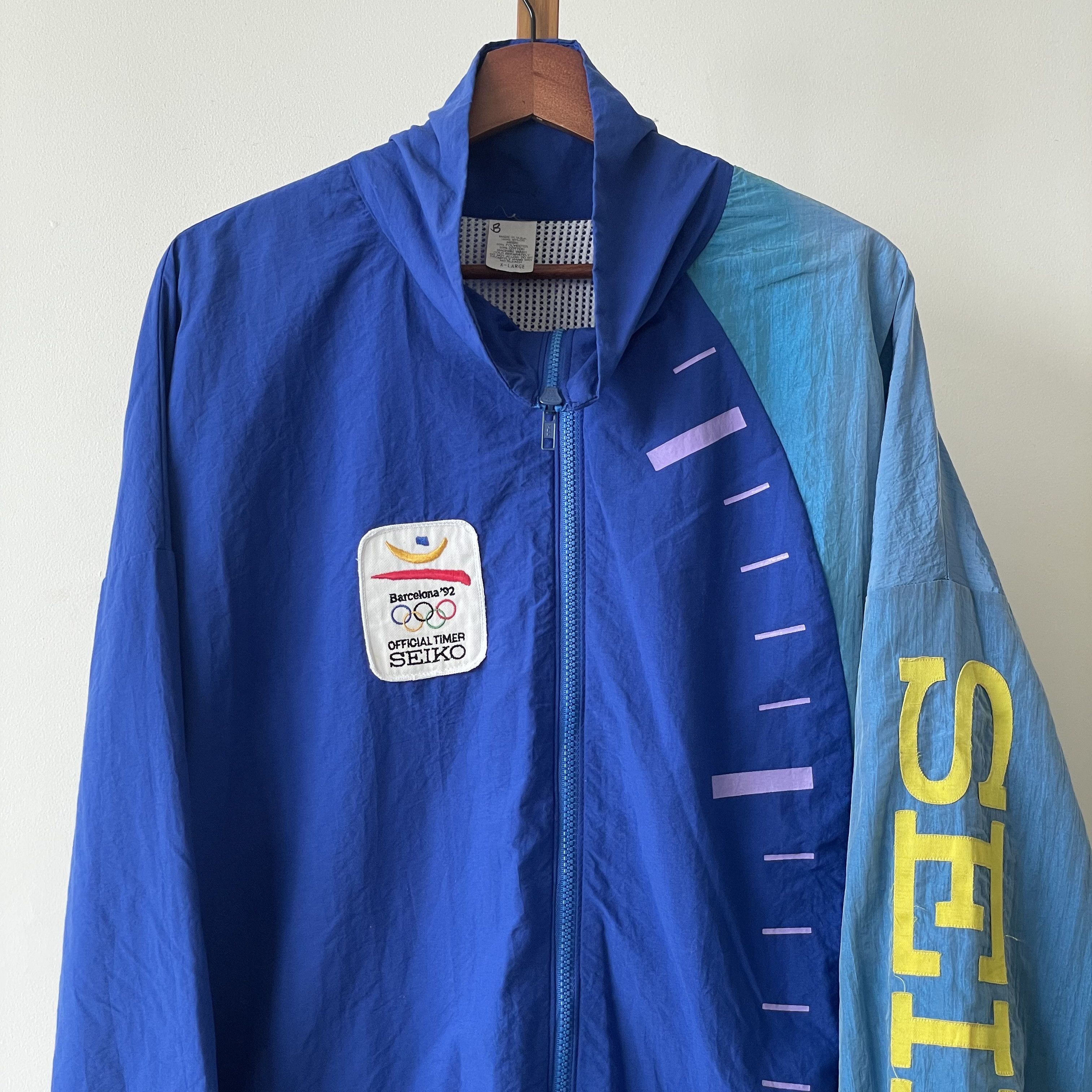 Seiko Vintage Seiko Barcelona 1992 Olympic Track Jacket Size US XL / EU 56 / 4 - 2 Thumbnail