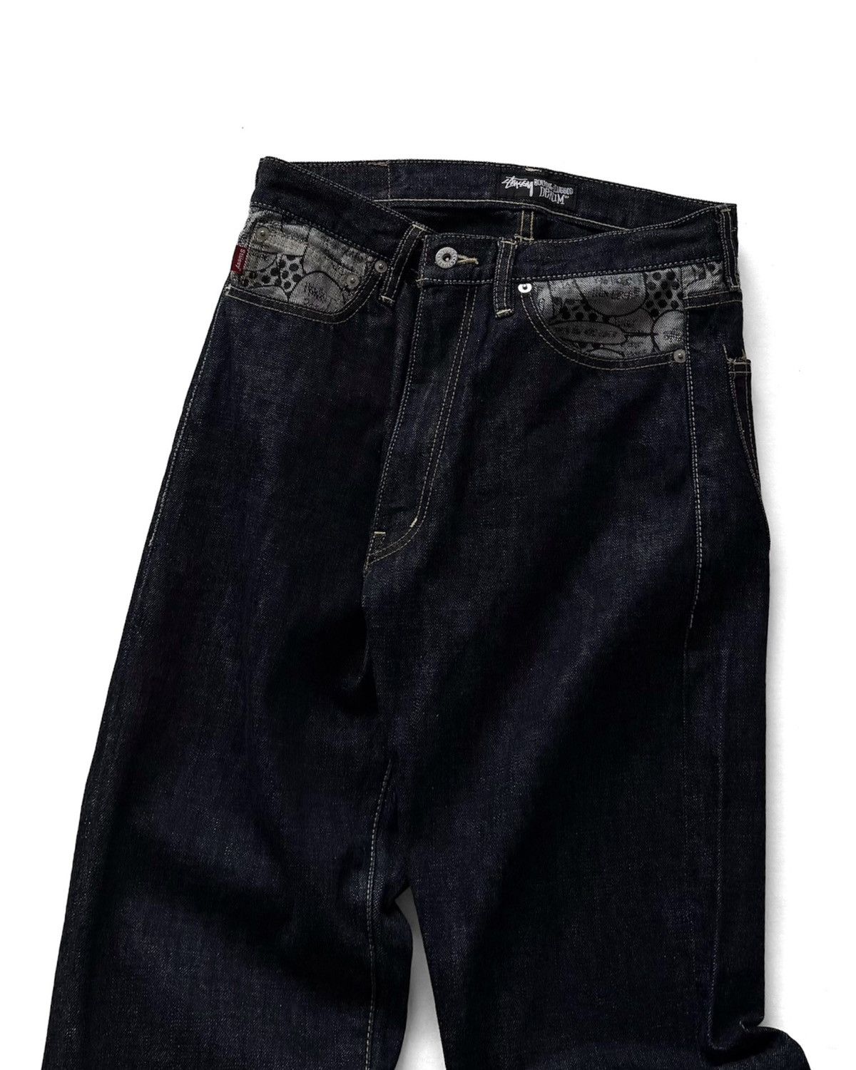 Stussy VINTAGE 00s STUSSY STRAIGHT JEANS Size US 30 / EU 46 - 2 Thumbnail