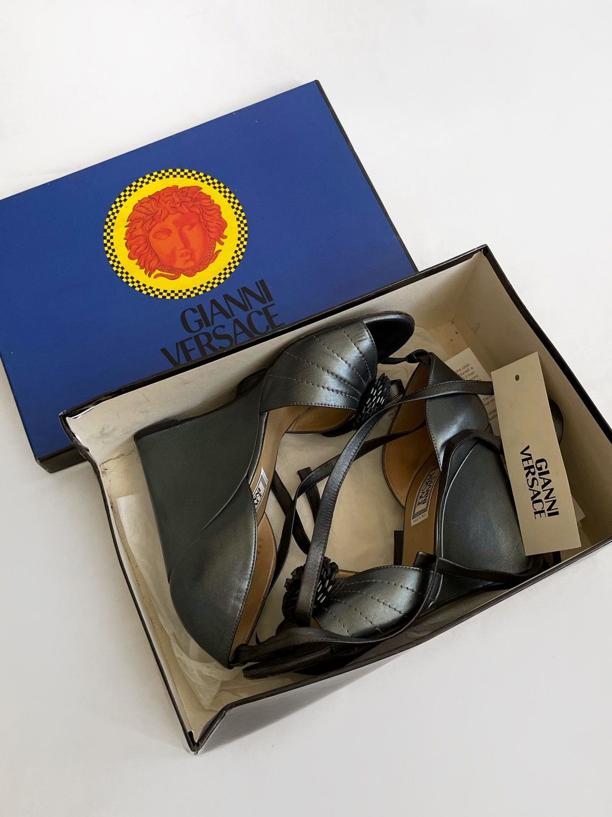 Versace Archive Gianni Versace platform shoes Size US 7 / IT 37 - 1 Thumbnail