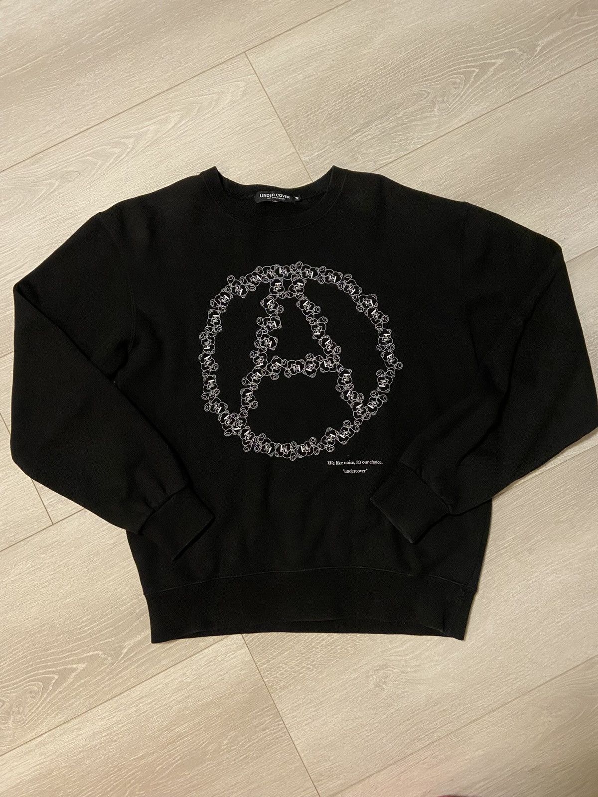 Undercover Undercover Blindfold Bear Peace Crewneck Sweatshirt Size US M / EU 48-50 / 2 - 1 Thumbnail